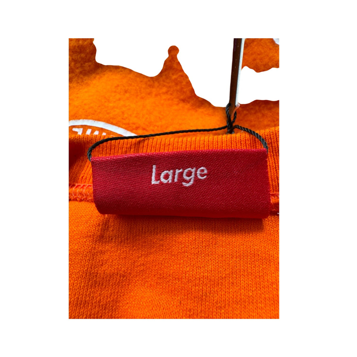 Supreme Reversible Crewneck Orange & White Sweatshirt