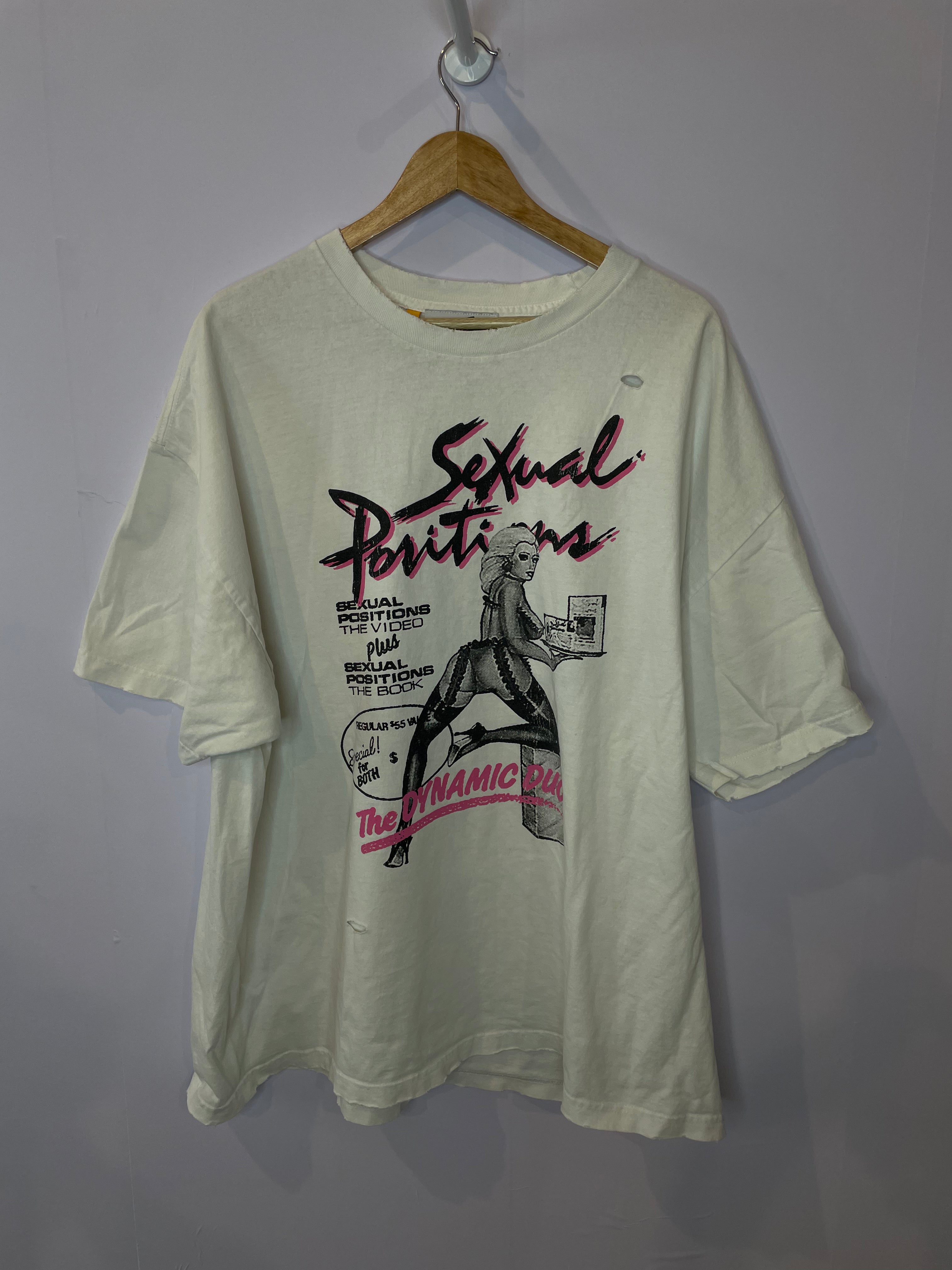 Gallery Dept Tee White Doc Johnson Pink Used XXL