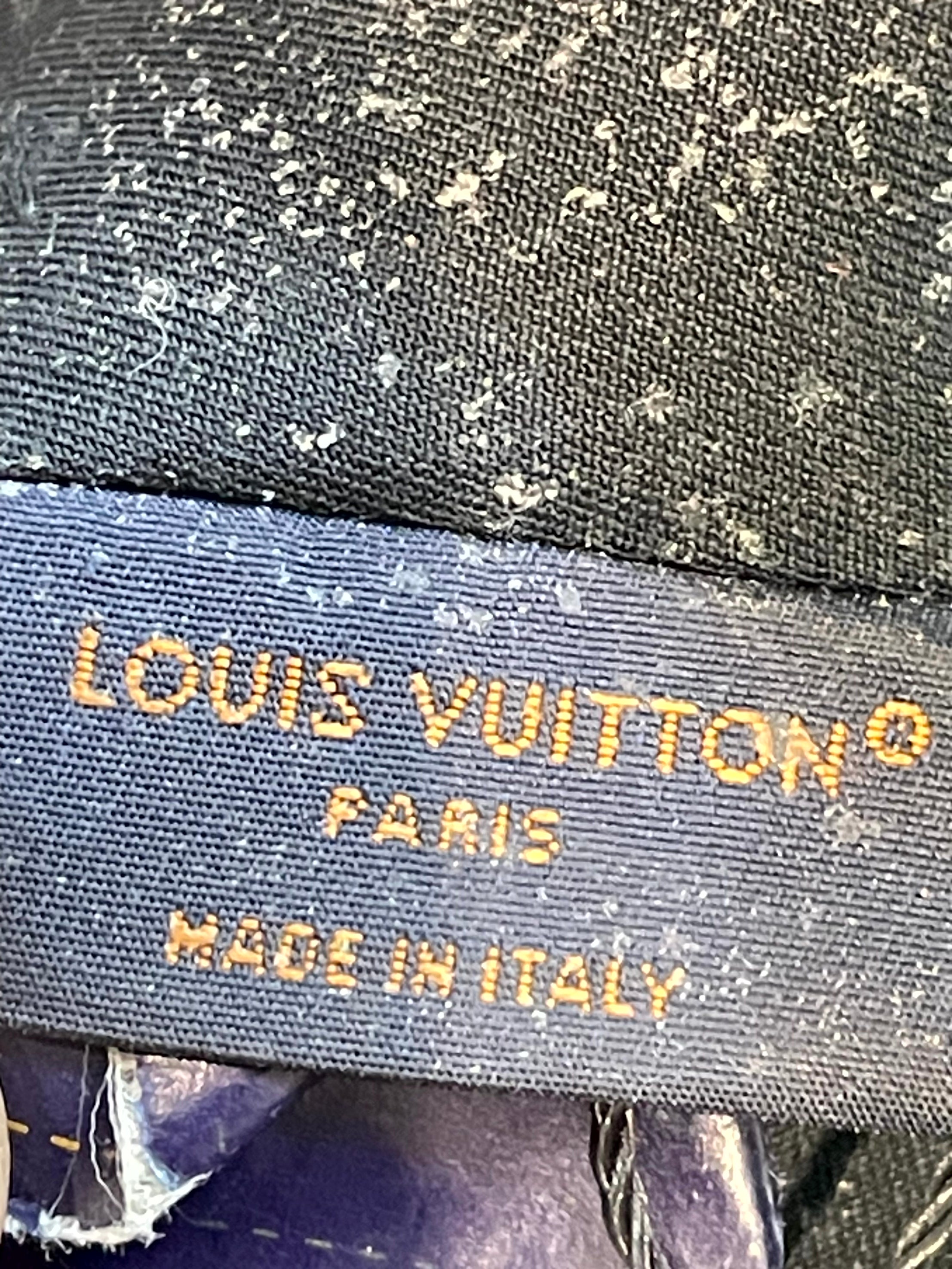 LV Monogram Leather Black Cap