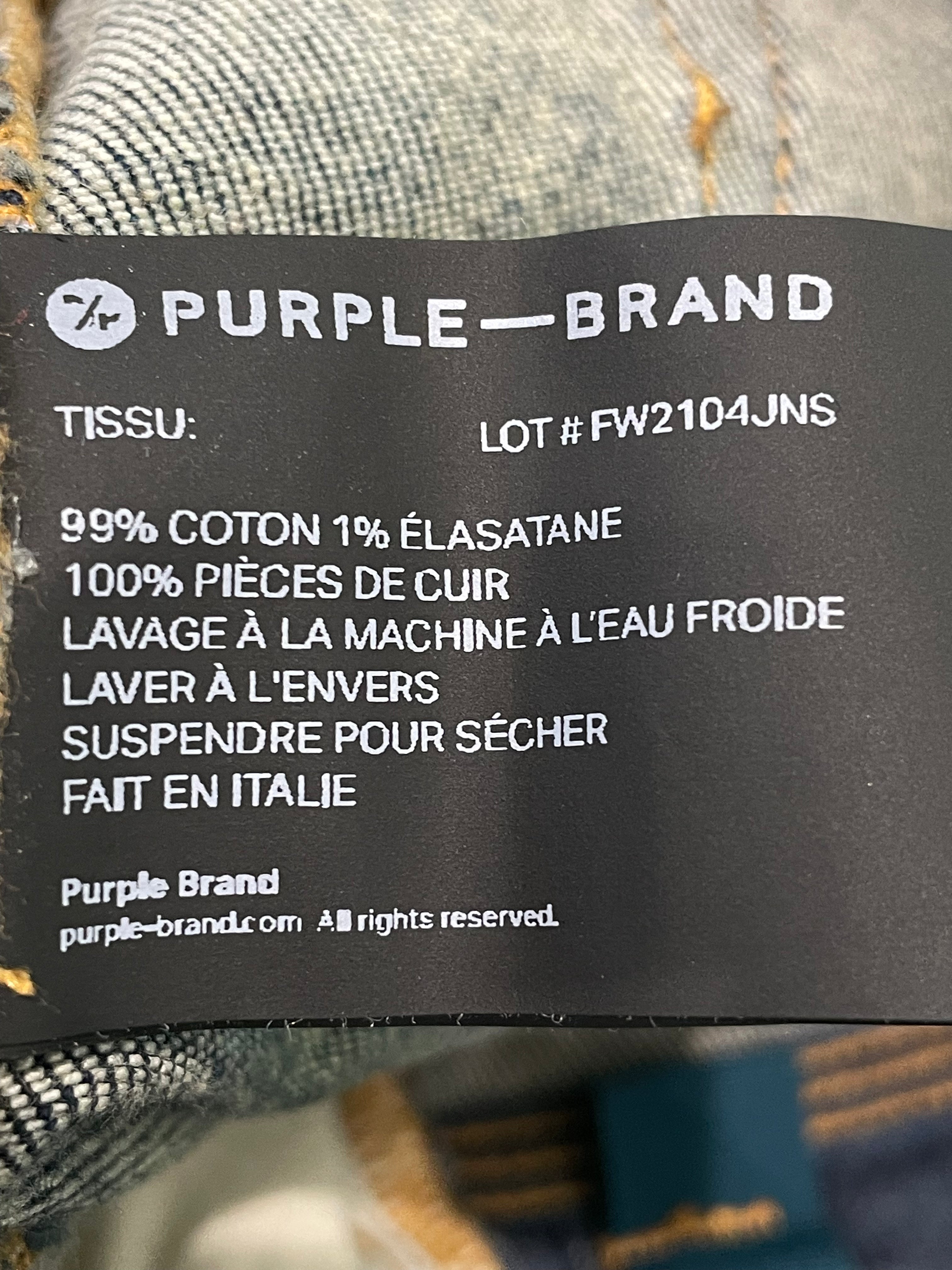 Purple Brand Light Wash Blue Jeans