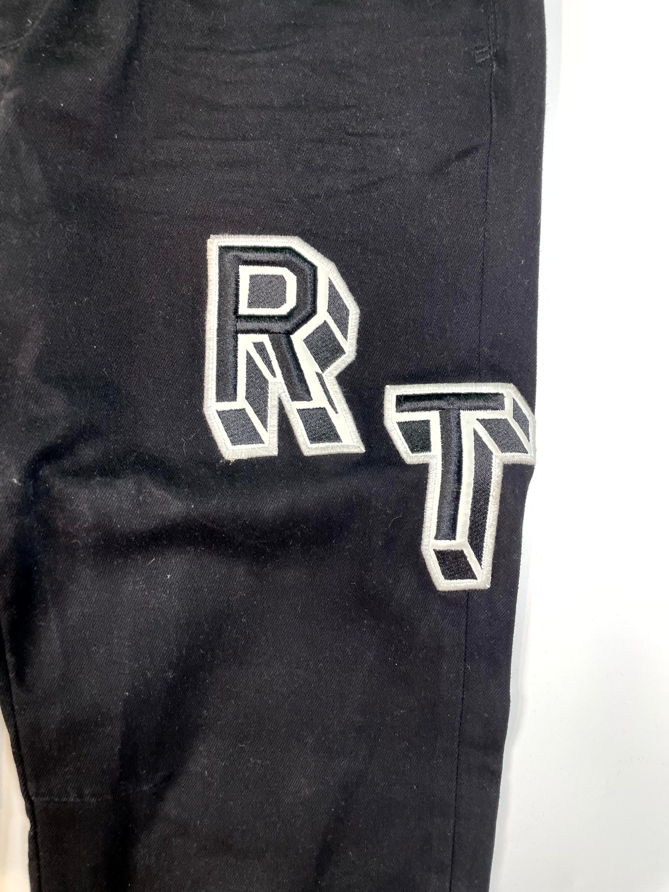 RTA Varsity Logo (Tailored 33) Black Jeans