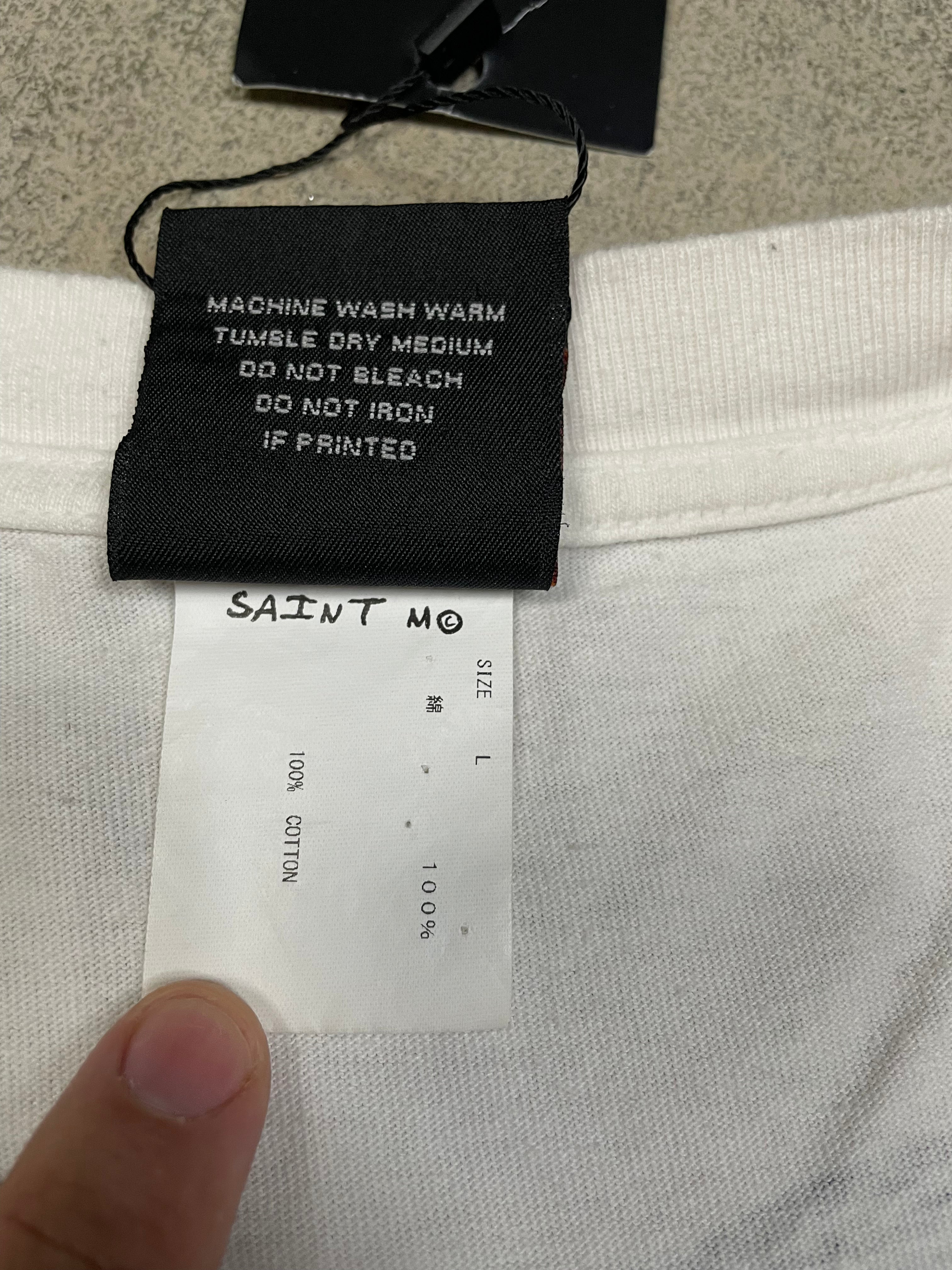 Saint MXXXXXXX VLONE No Cap LS Tee White