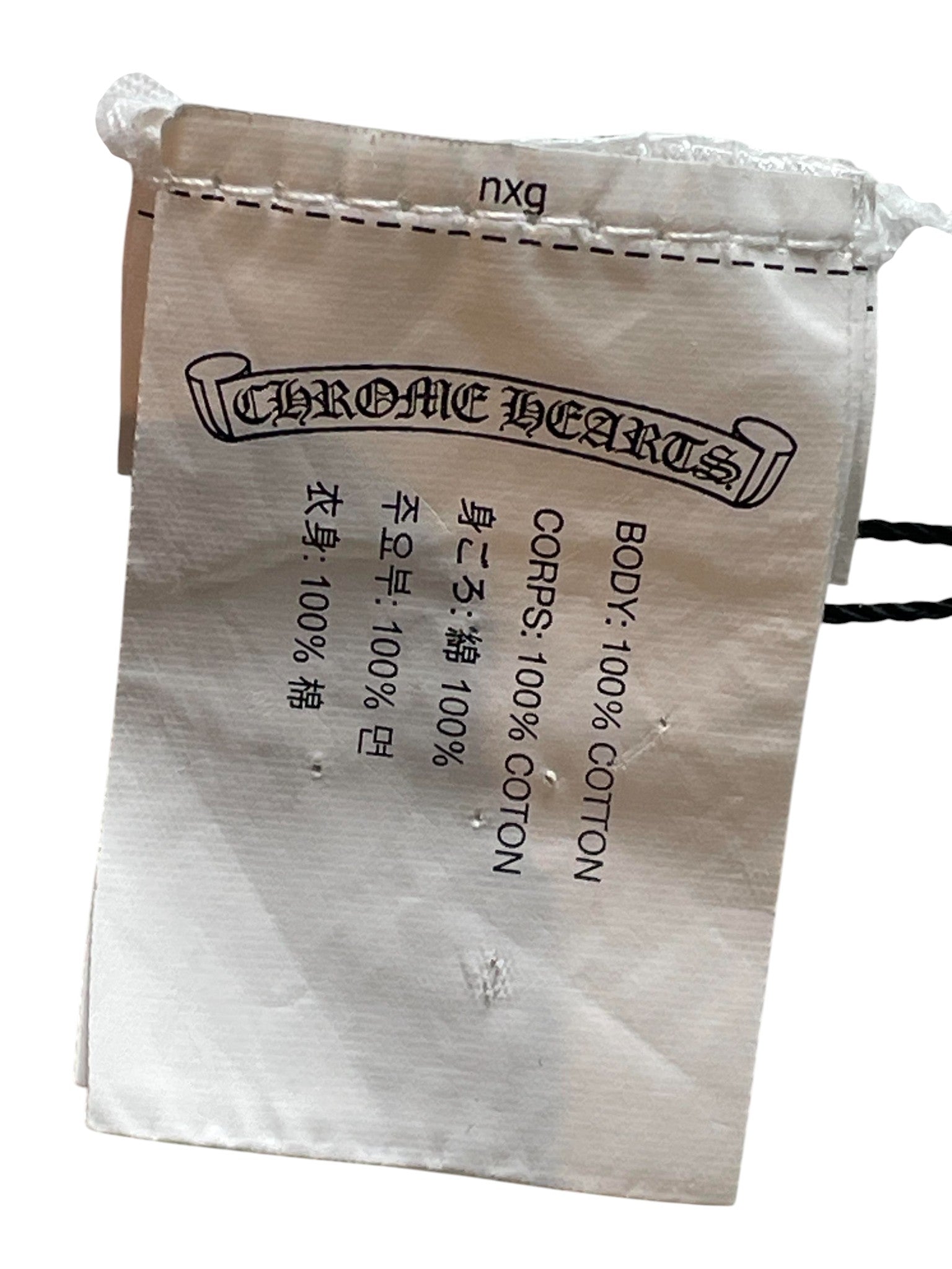 Chrome Hearts 'Floral Horseshoe' White LS Shirt