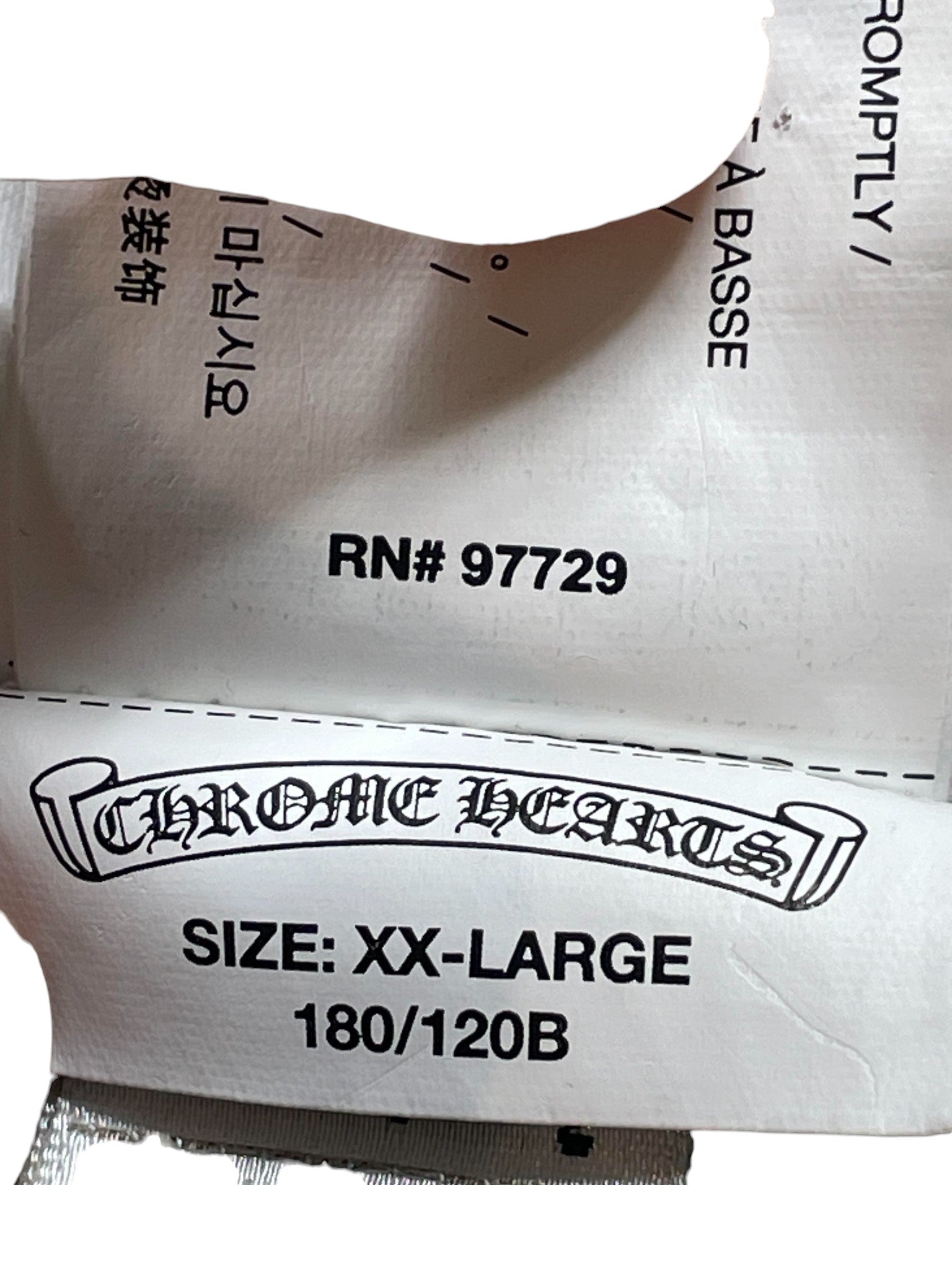 Chrome Hearts 'Floral Horseshoe' White LS Shirt