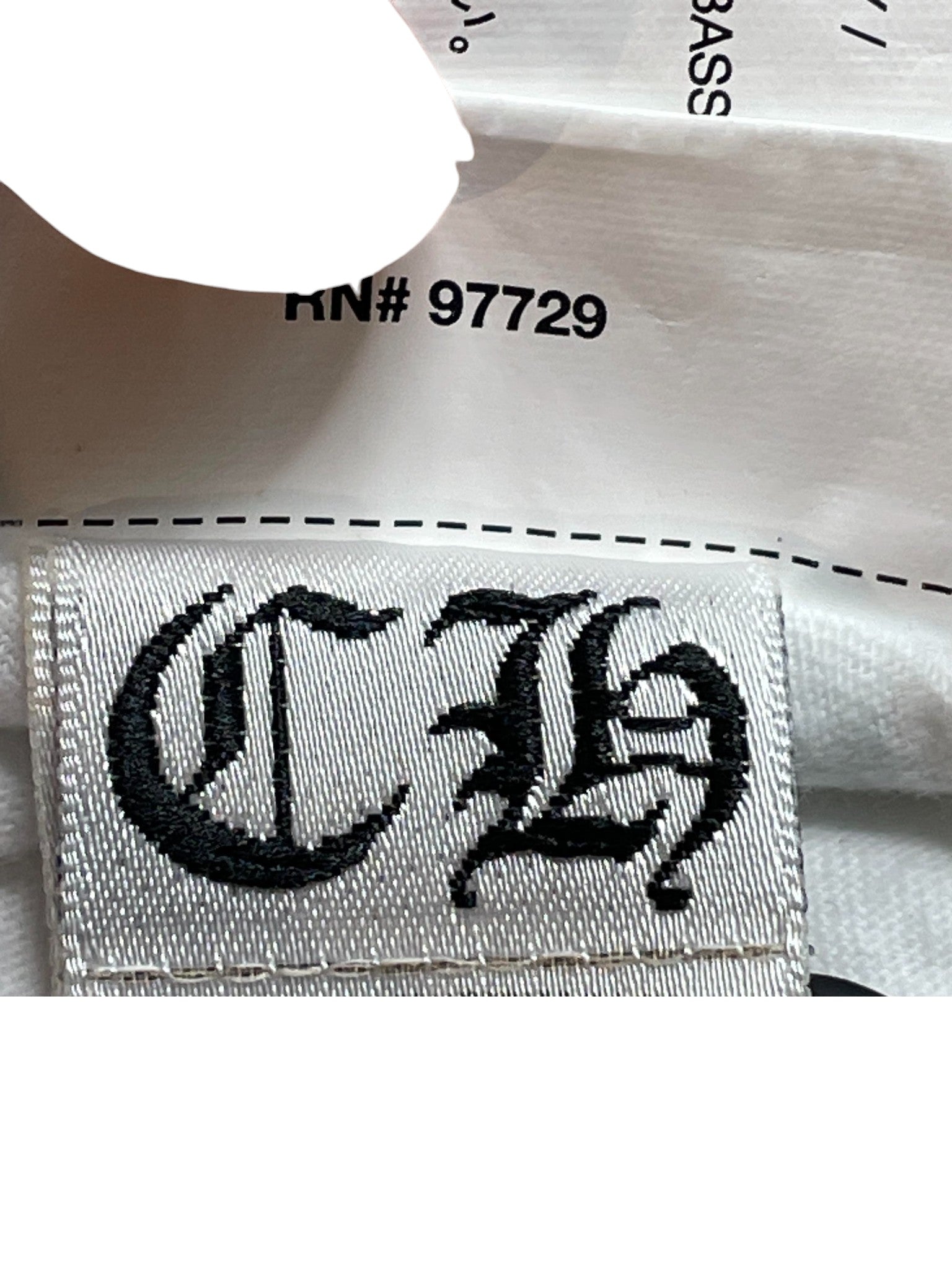 Chrome Hearts 'Floral Horseshoe' White LS Shirt