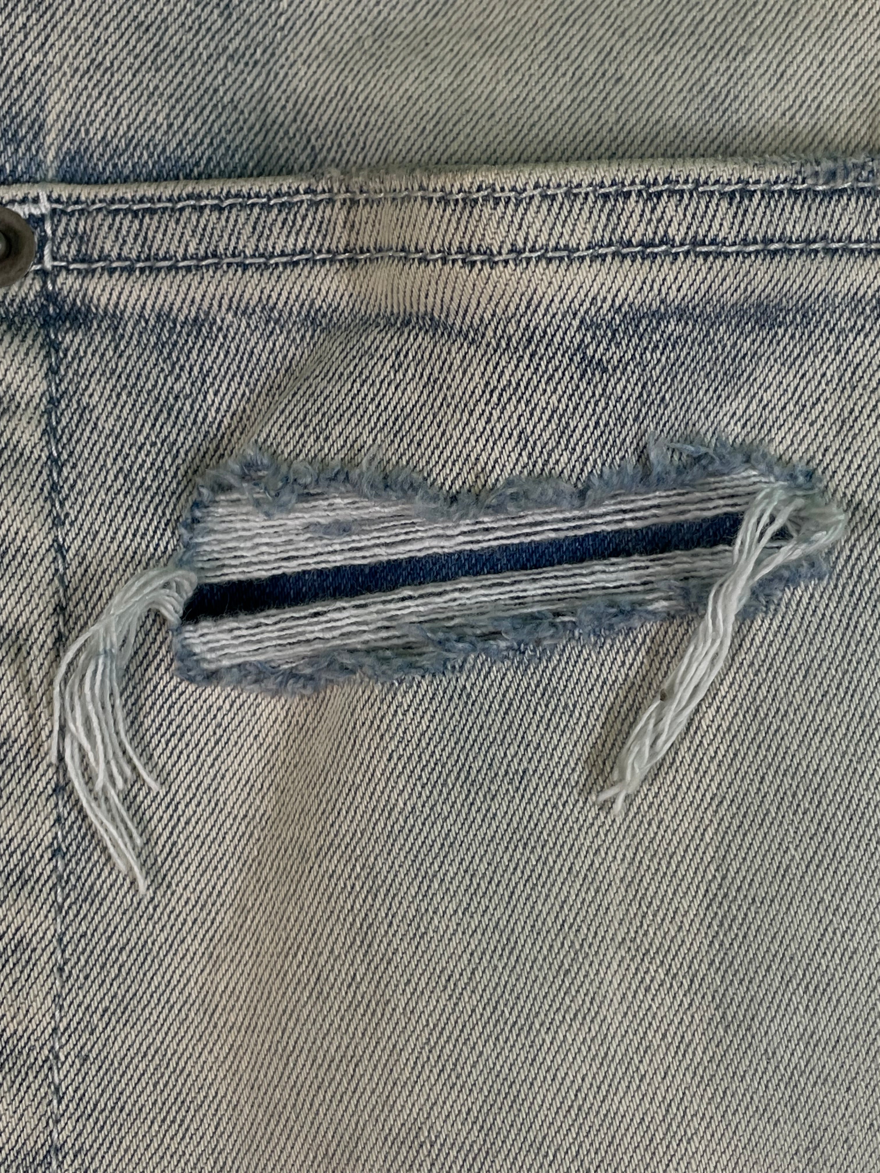 Ksubi Light Wash Blue Drawing Jeans