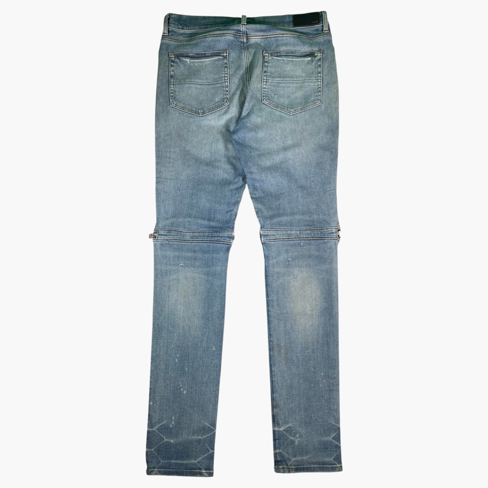 Amiri Mx2 "Honey Comb" Light Wash Jeans