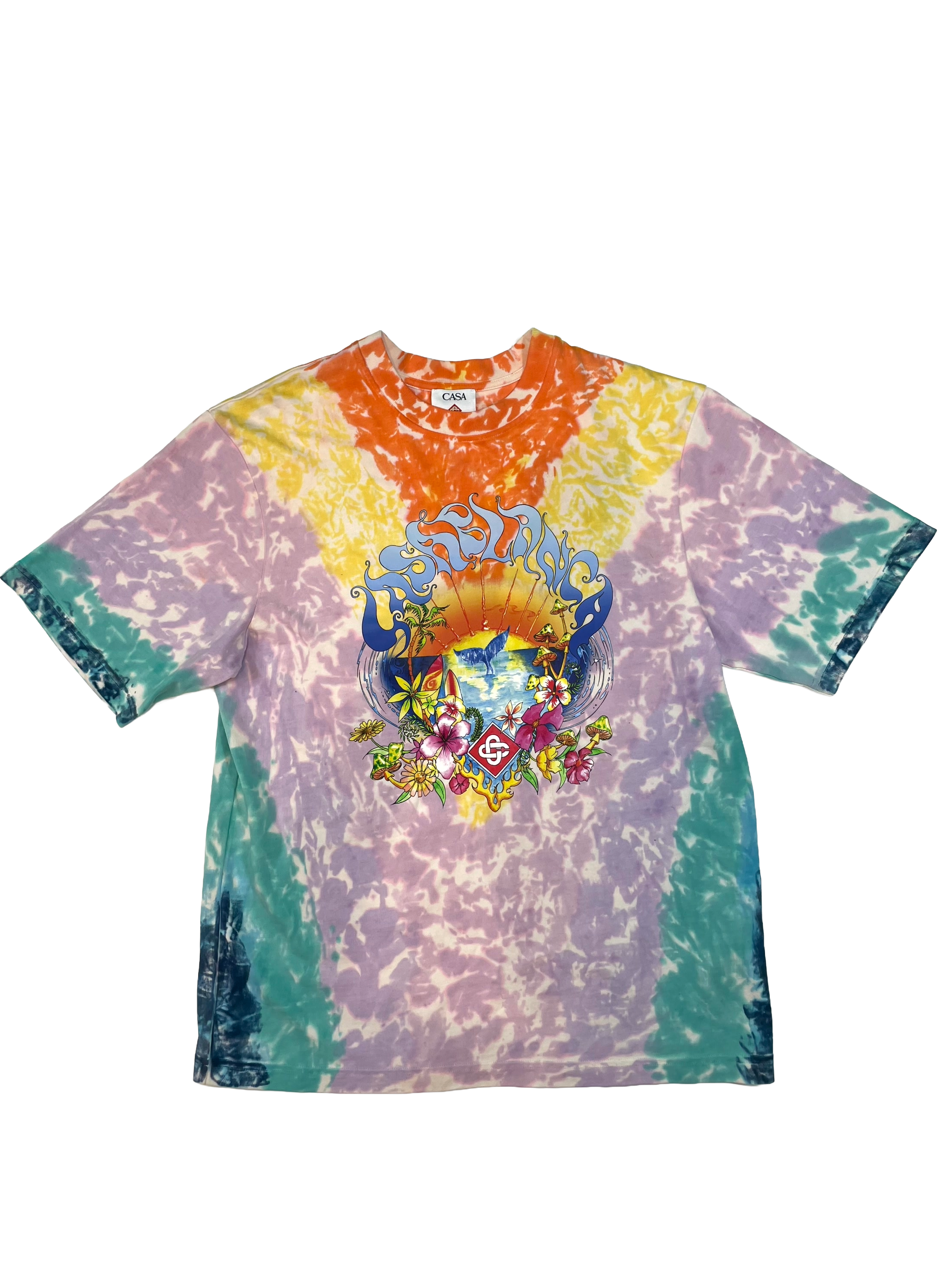 Casablanca Surf Trip Tie Dye Tee