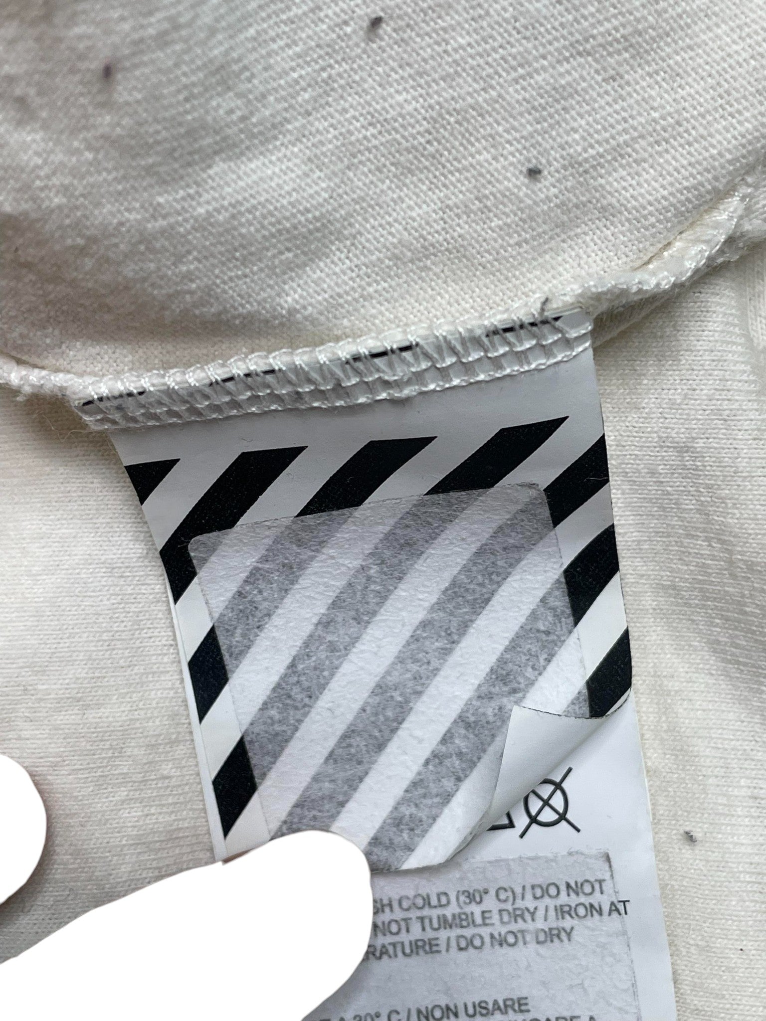 Off White 'Impressionism' White & Black Tee