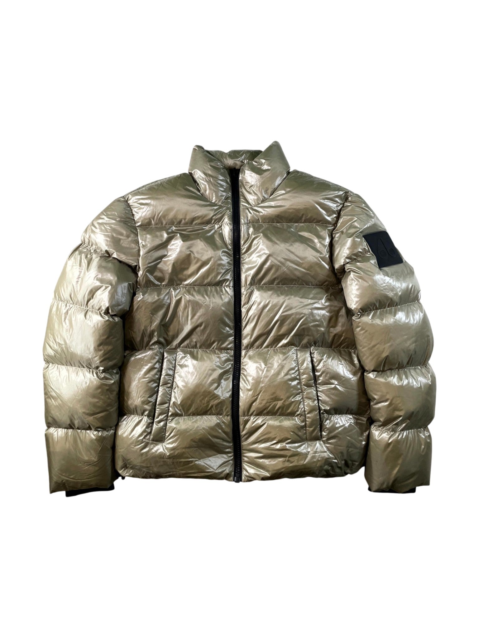 Moose Knuckles Metallic Silver Jacket