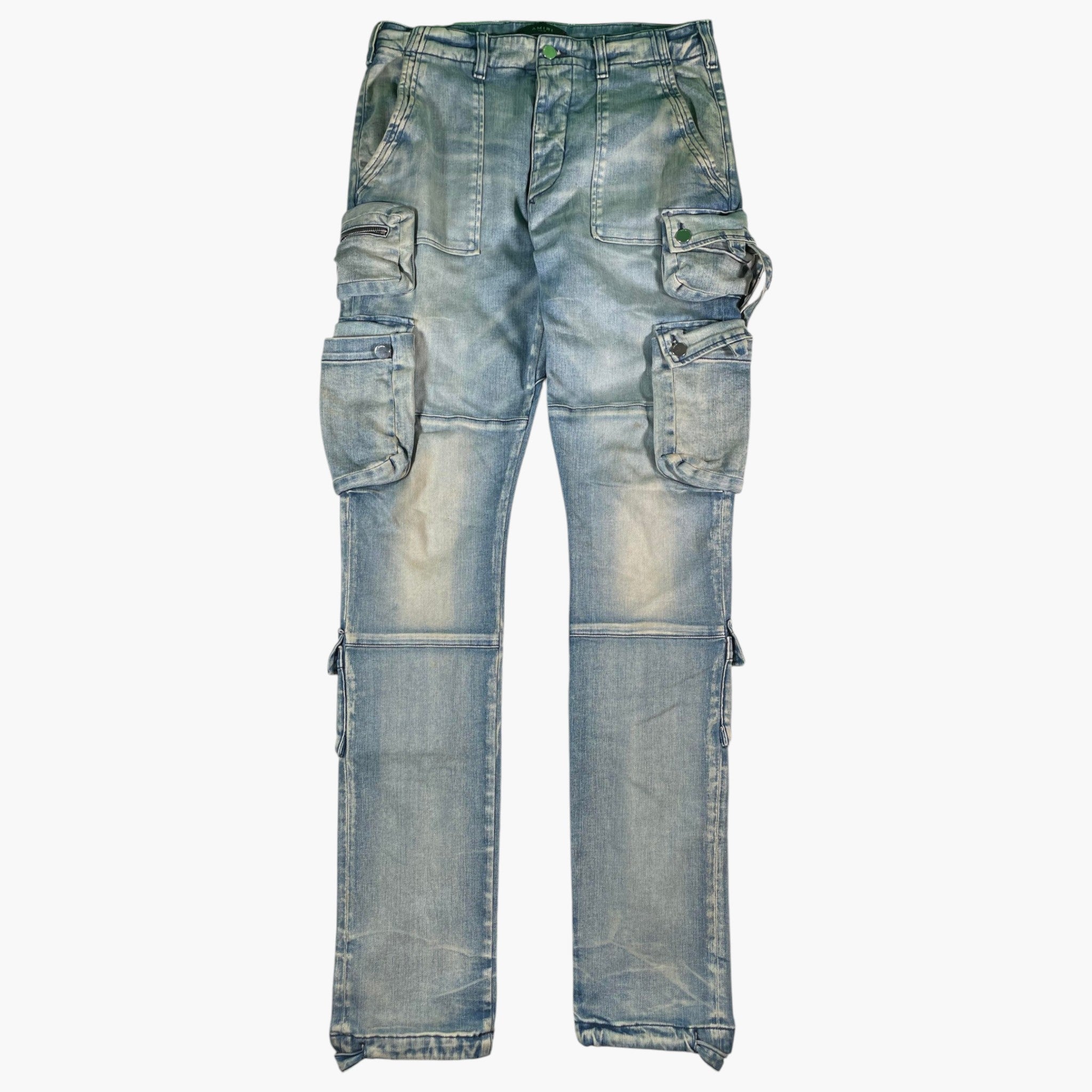 Amiri Cargo Light Wash Jeans