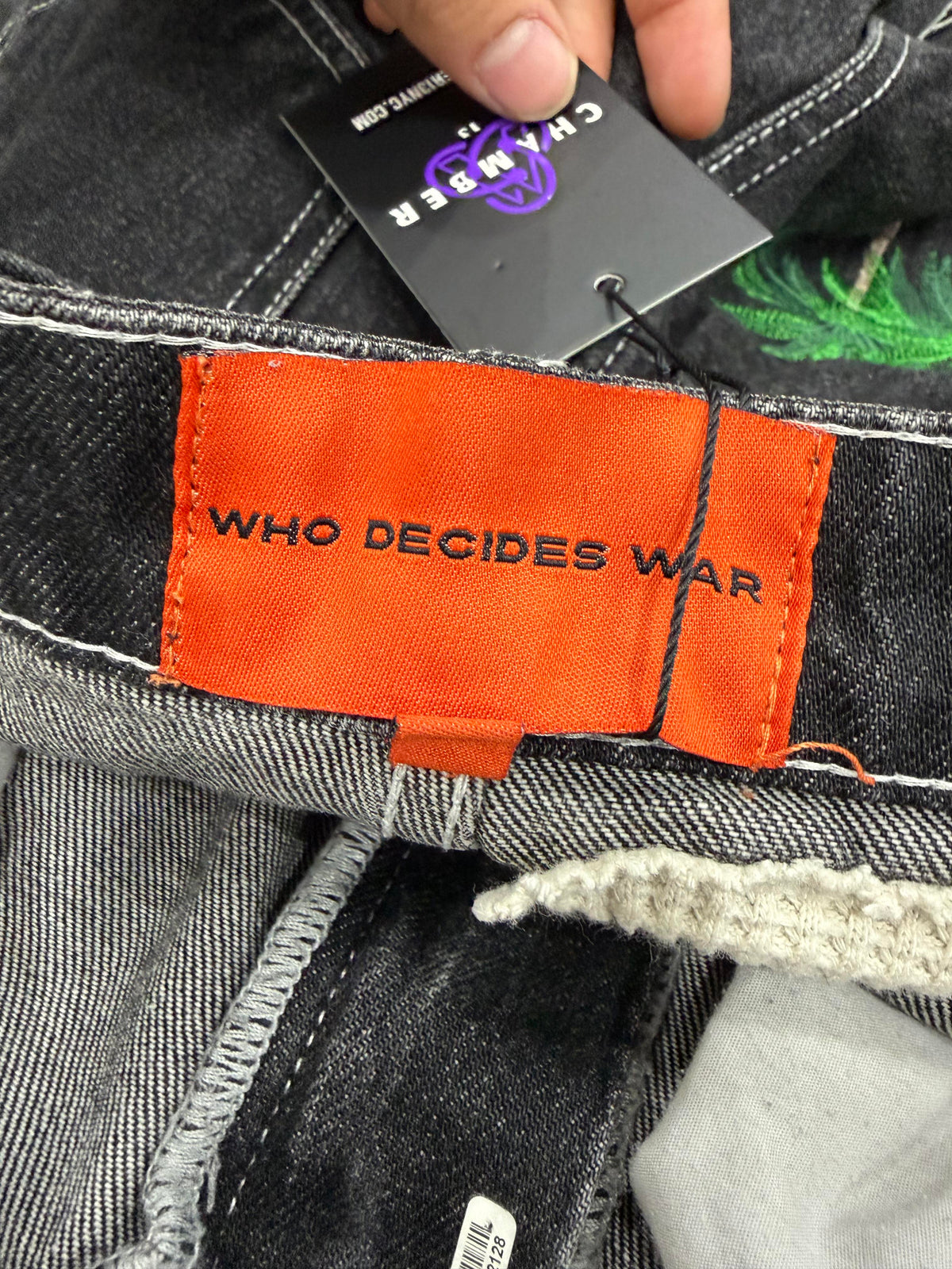 Who Decides War Four Seasons Denim Black Jeans