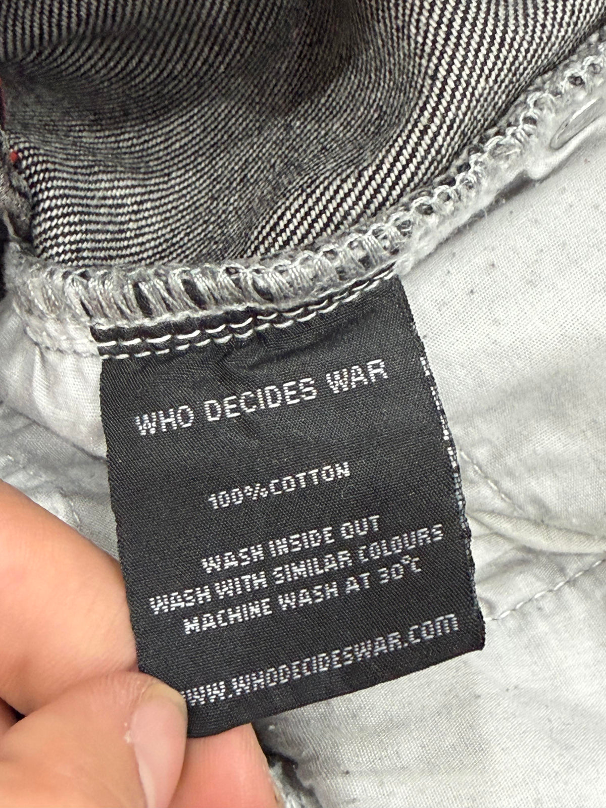 Who Decides War Four Seasons Denim Black Jeans