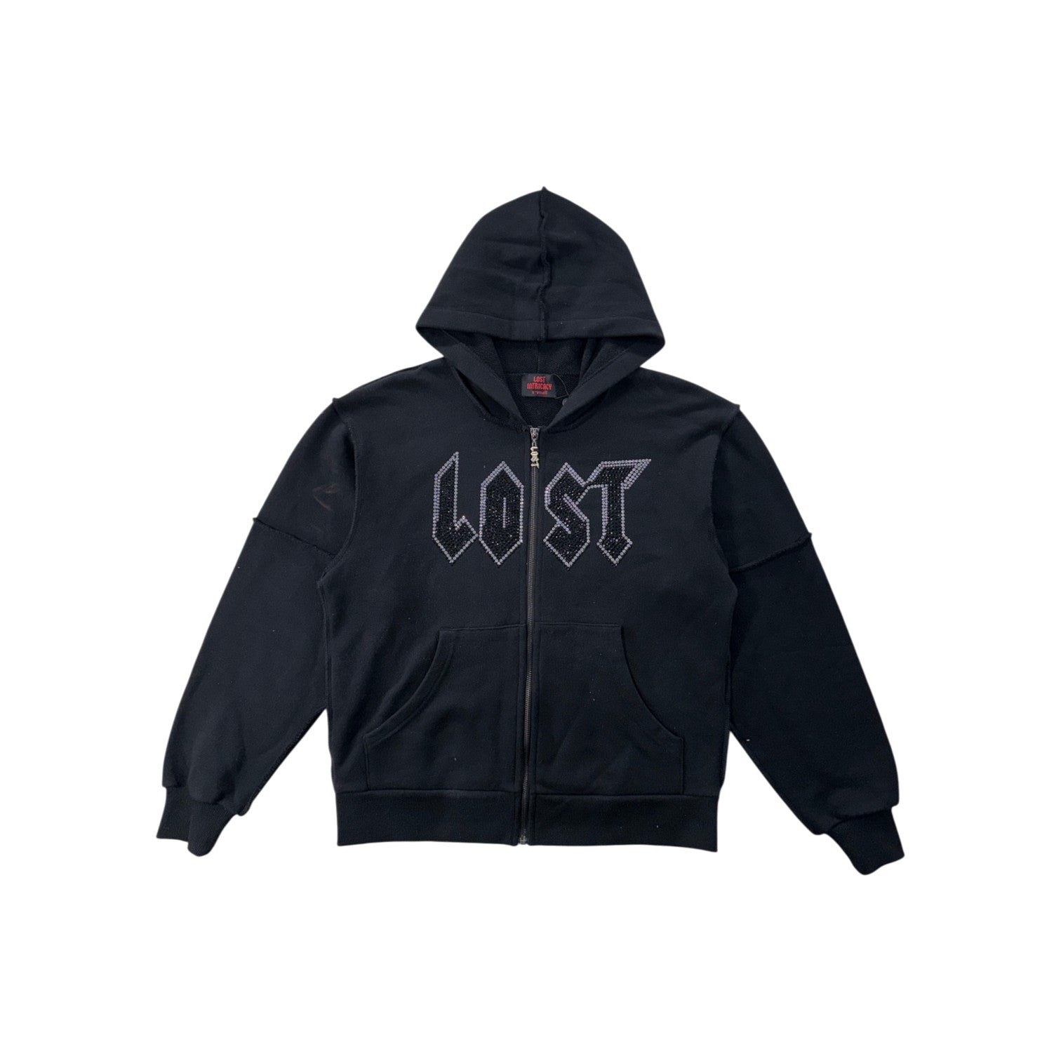 Lost Intricacy Black Staff Zip Up Hoodie