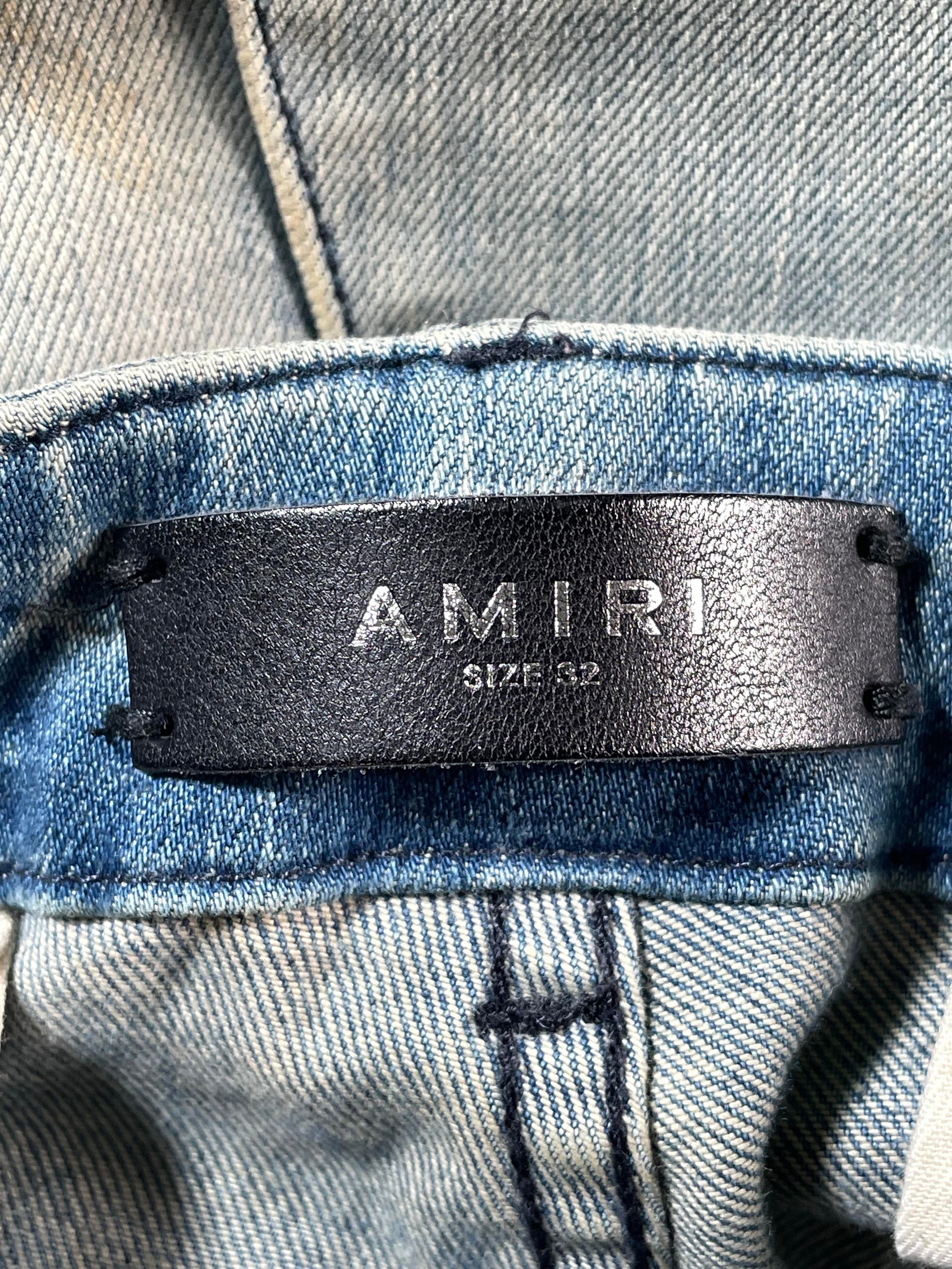 Amiri Cargo Light Wash Jeans