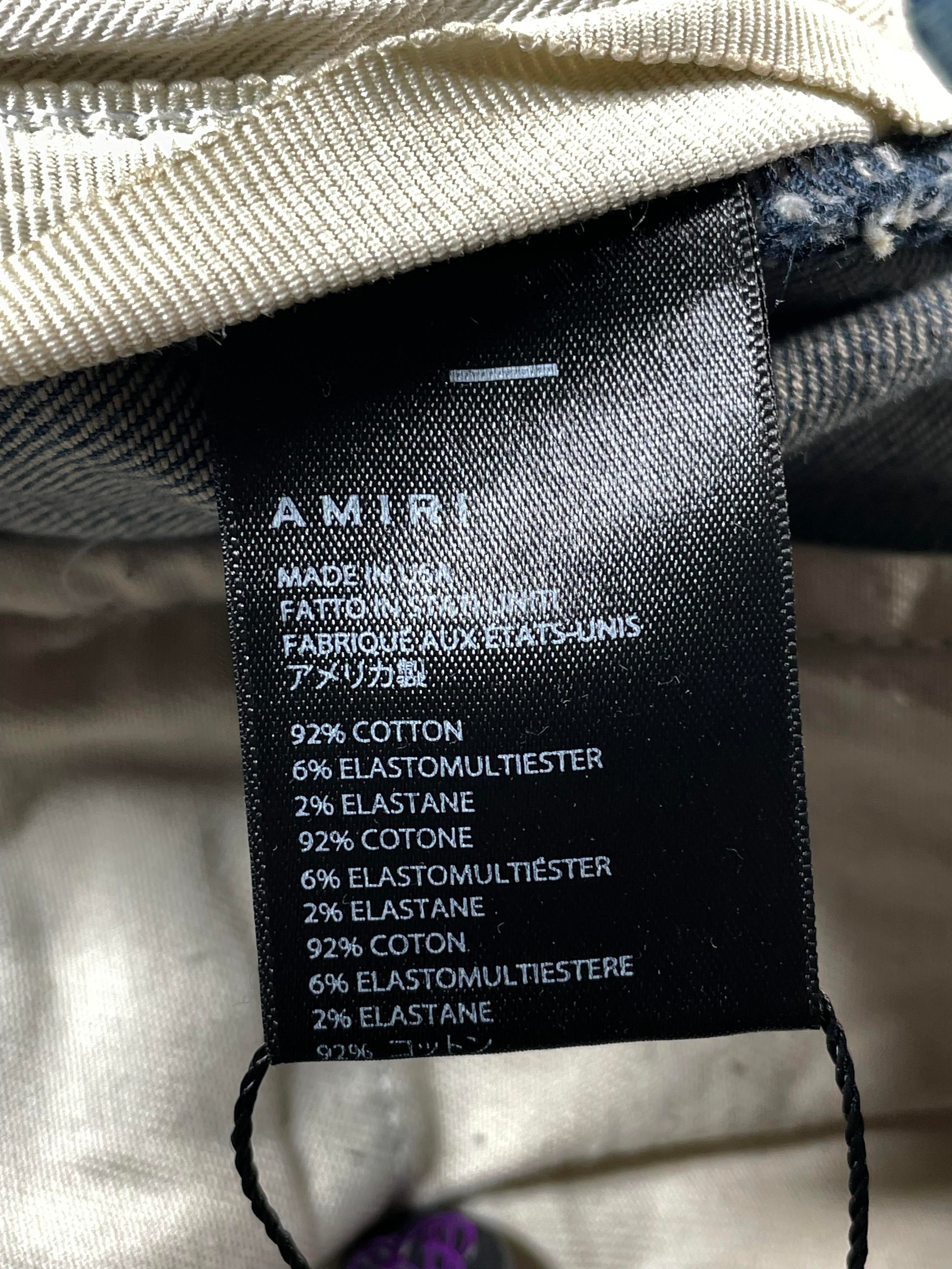 Amiri Cargo Light Wash Jeans