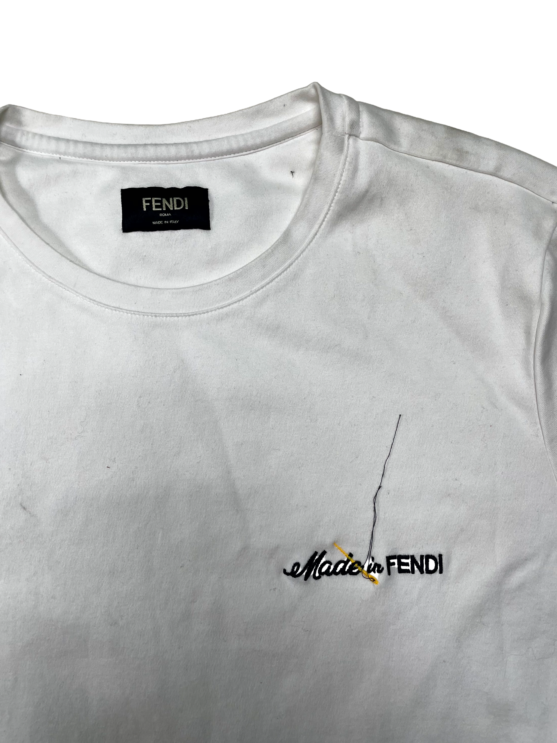 Fendi Made In White Tee