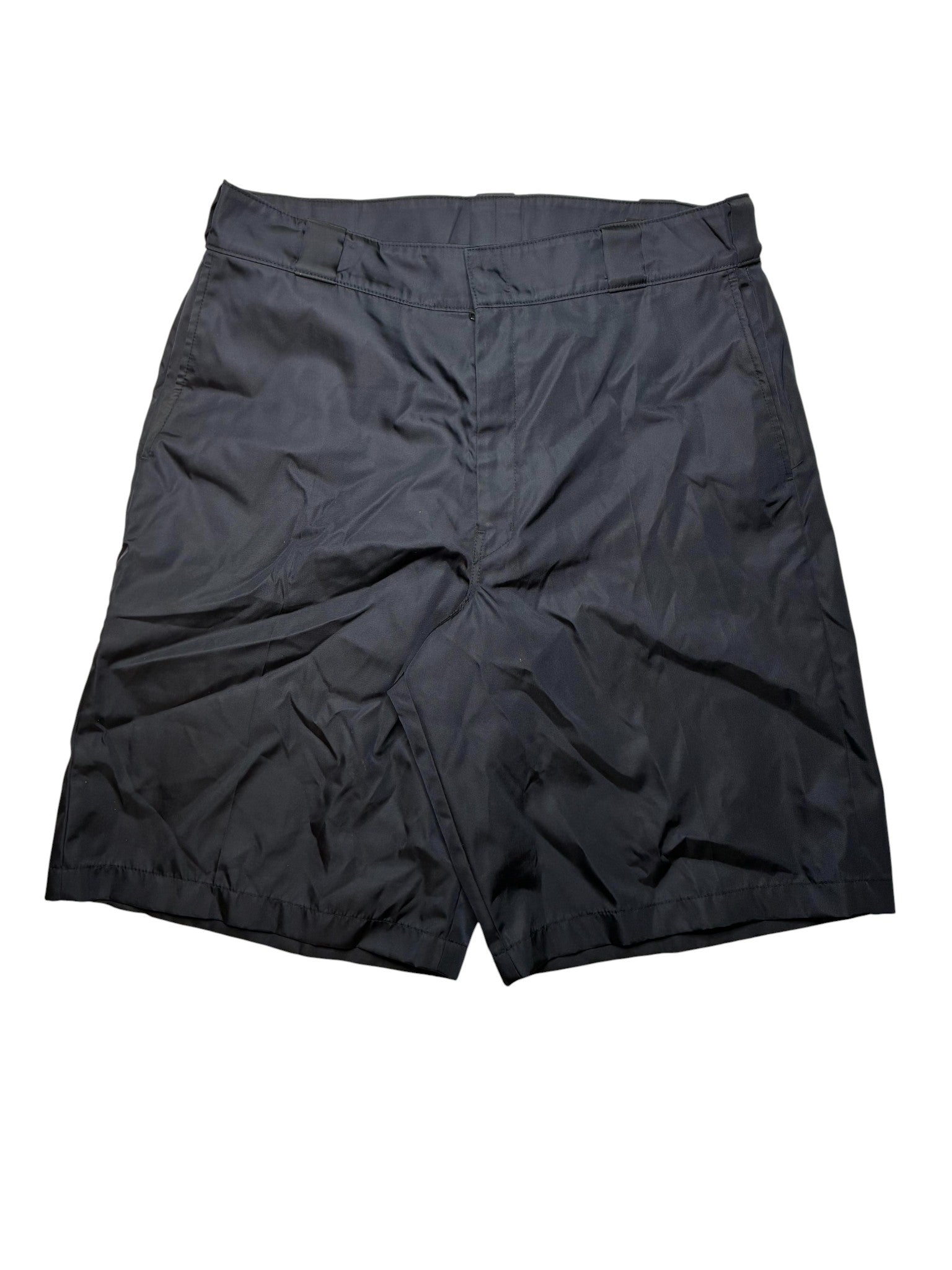 Prada Navy Nylon Shorts