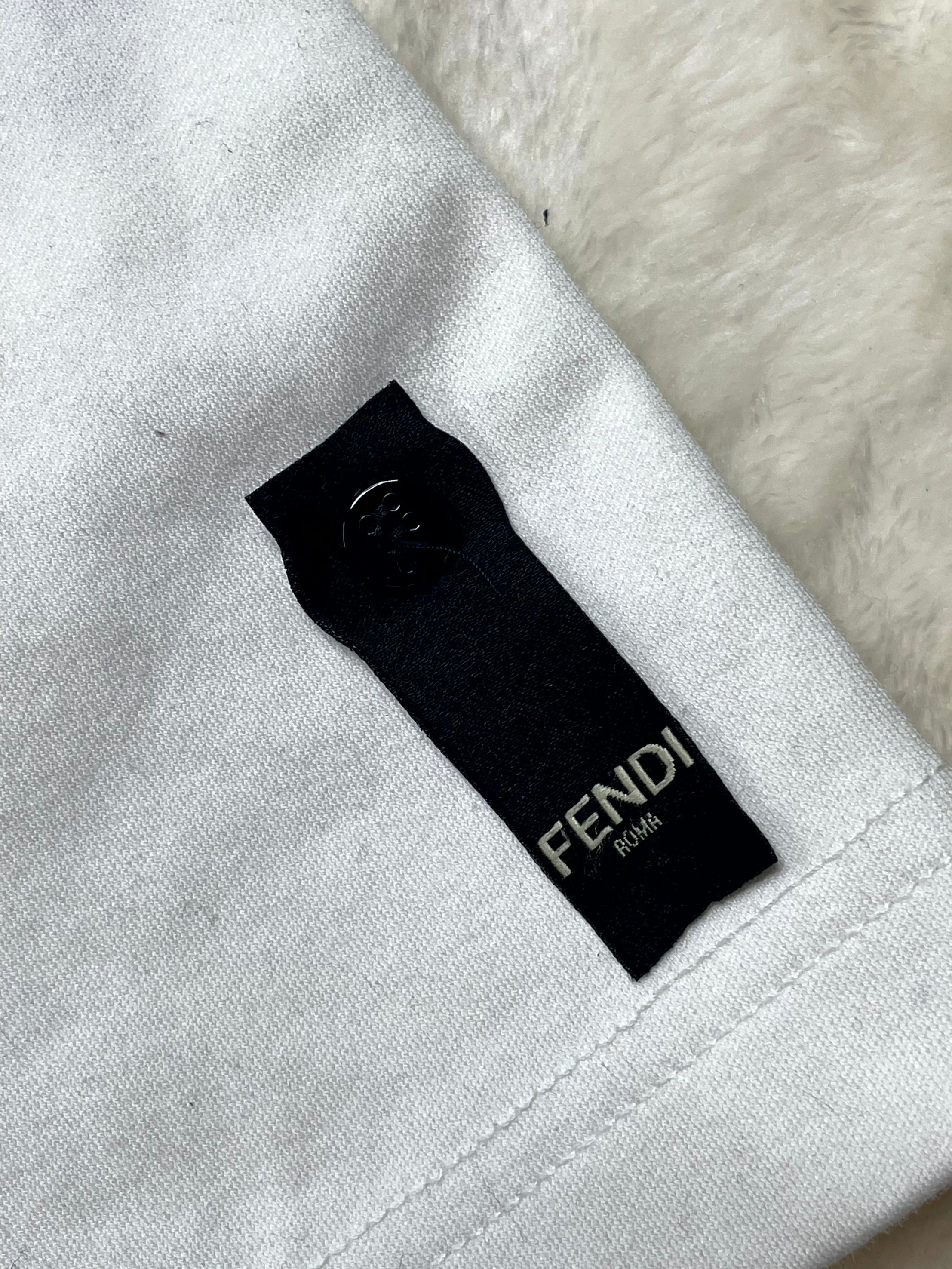 Fendi Made In White Tee