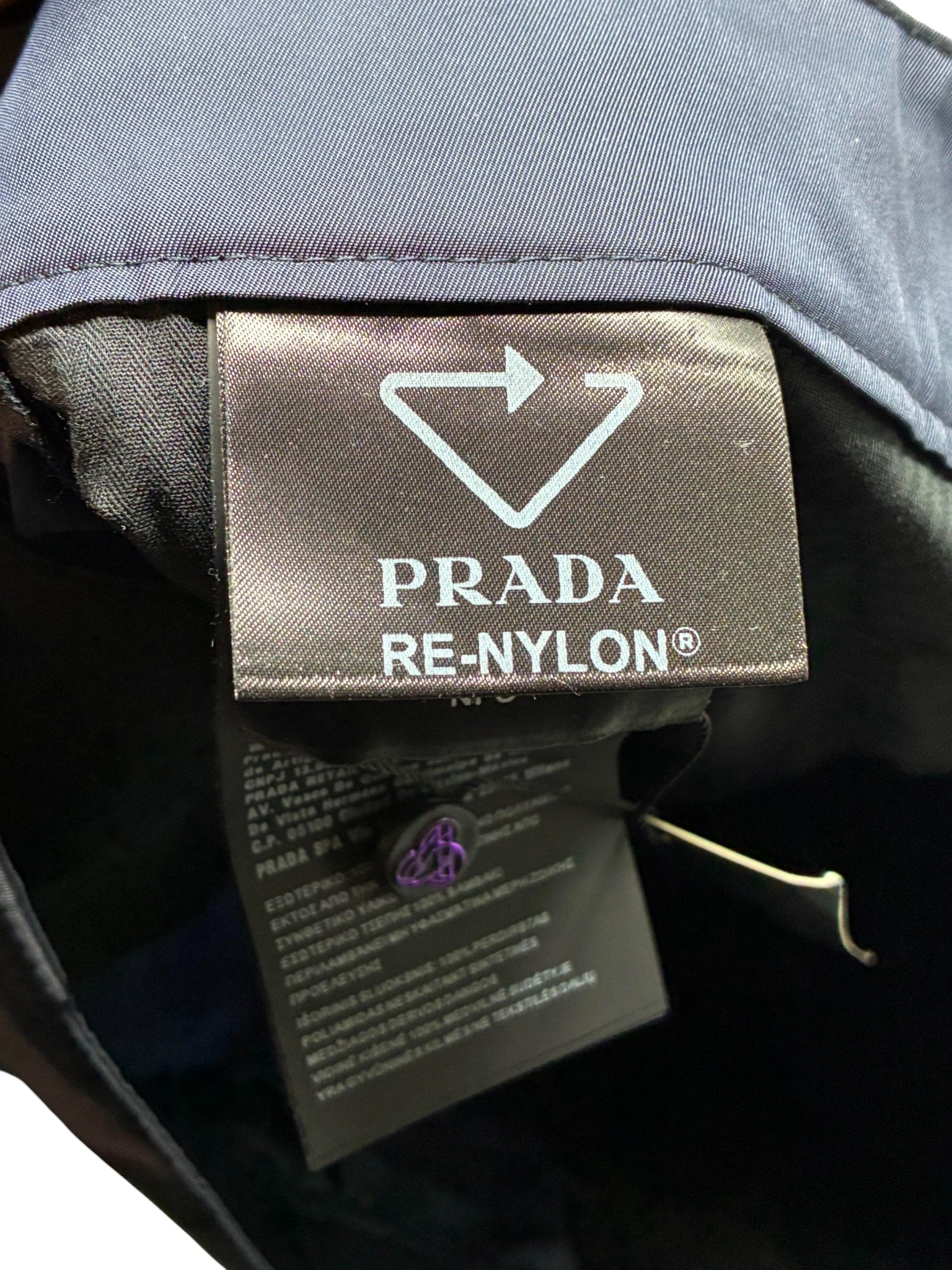 Prada Navy Nylon Shorts