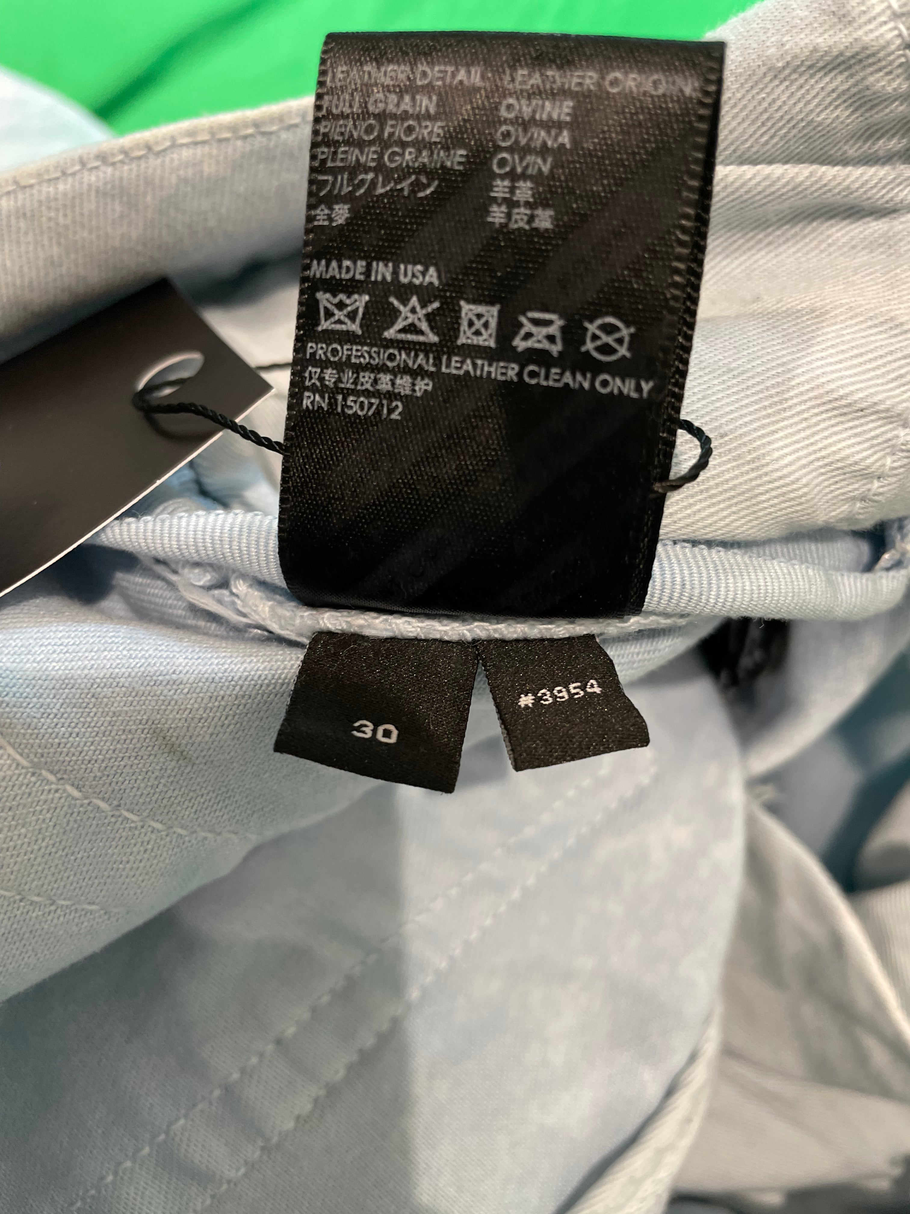 Amiri MX1 Ripped Powder Blue Jeans