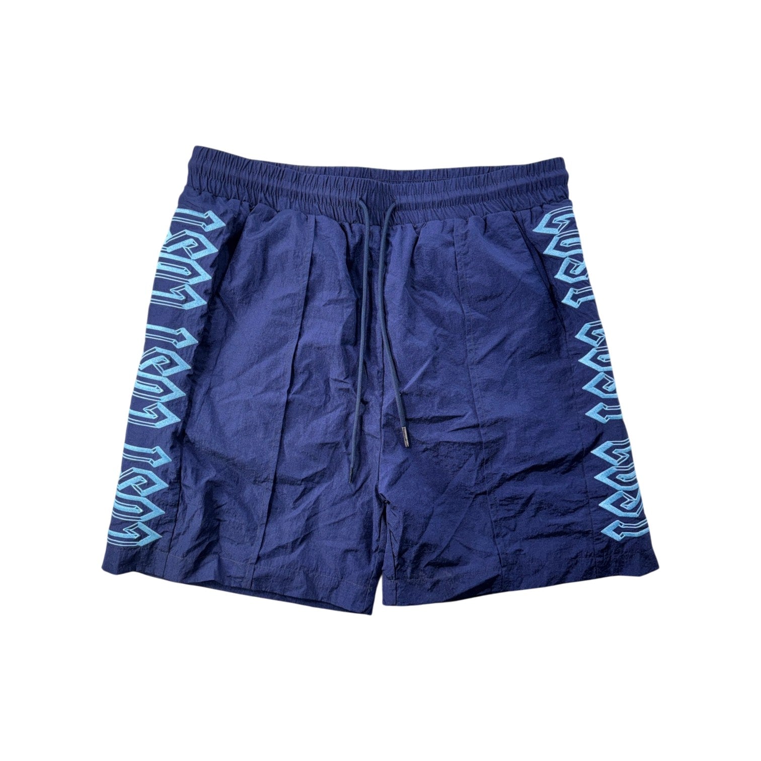Lost Intricacy Navy Baby Blue Track Shorts