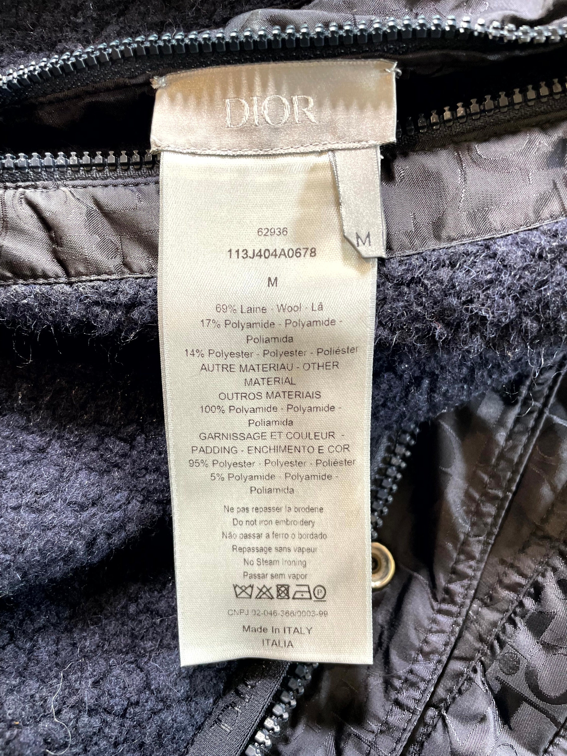 Dior Monogram Reversiable Navy Vest