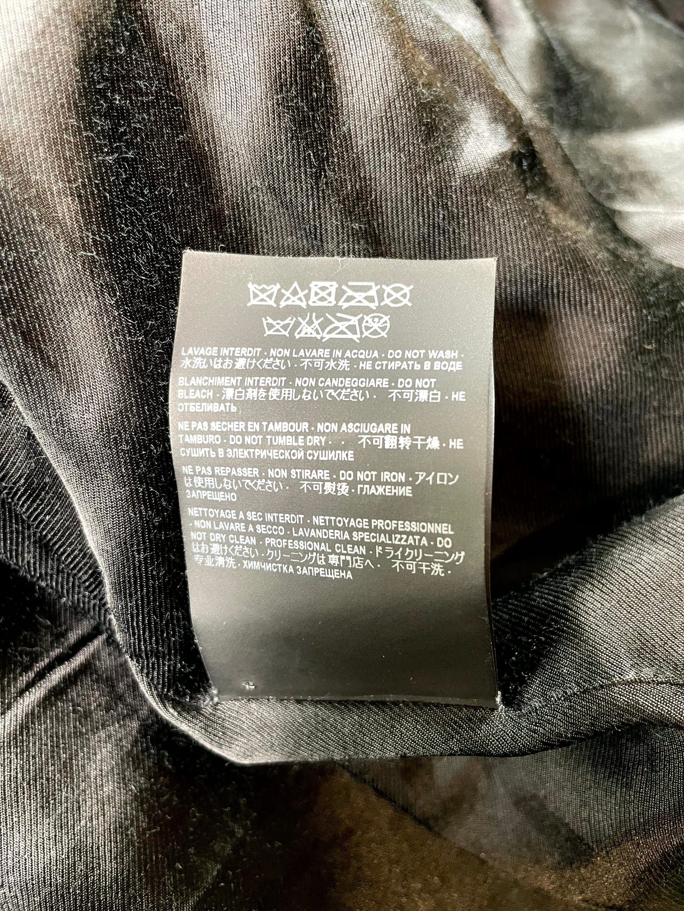 Saint Laurent Teddy Black Varsity Jacket