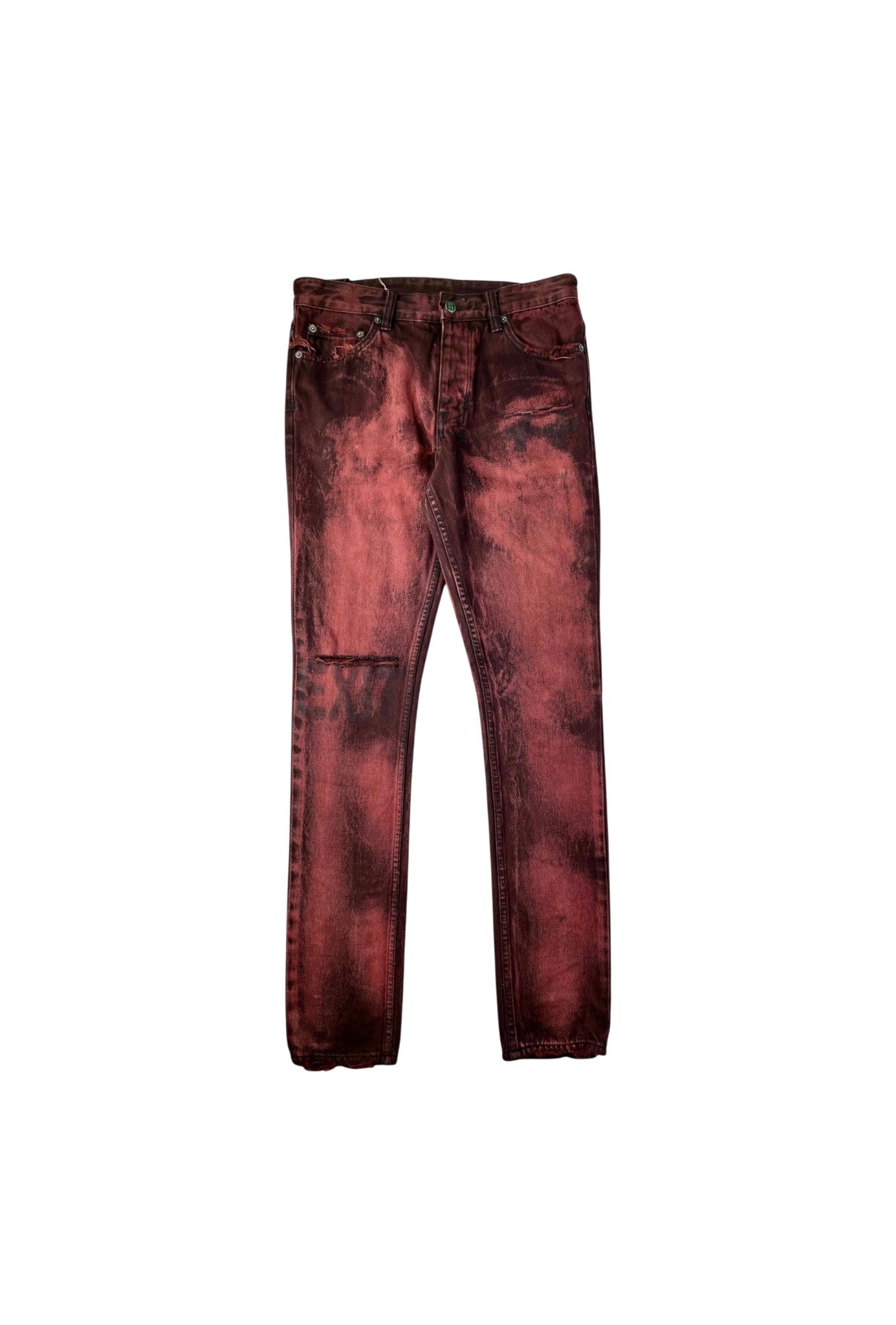 Ksubi Plain Red Wash Jeans
