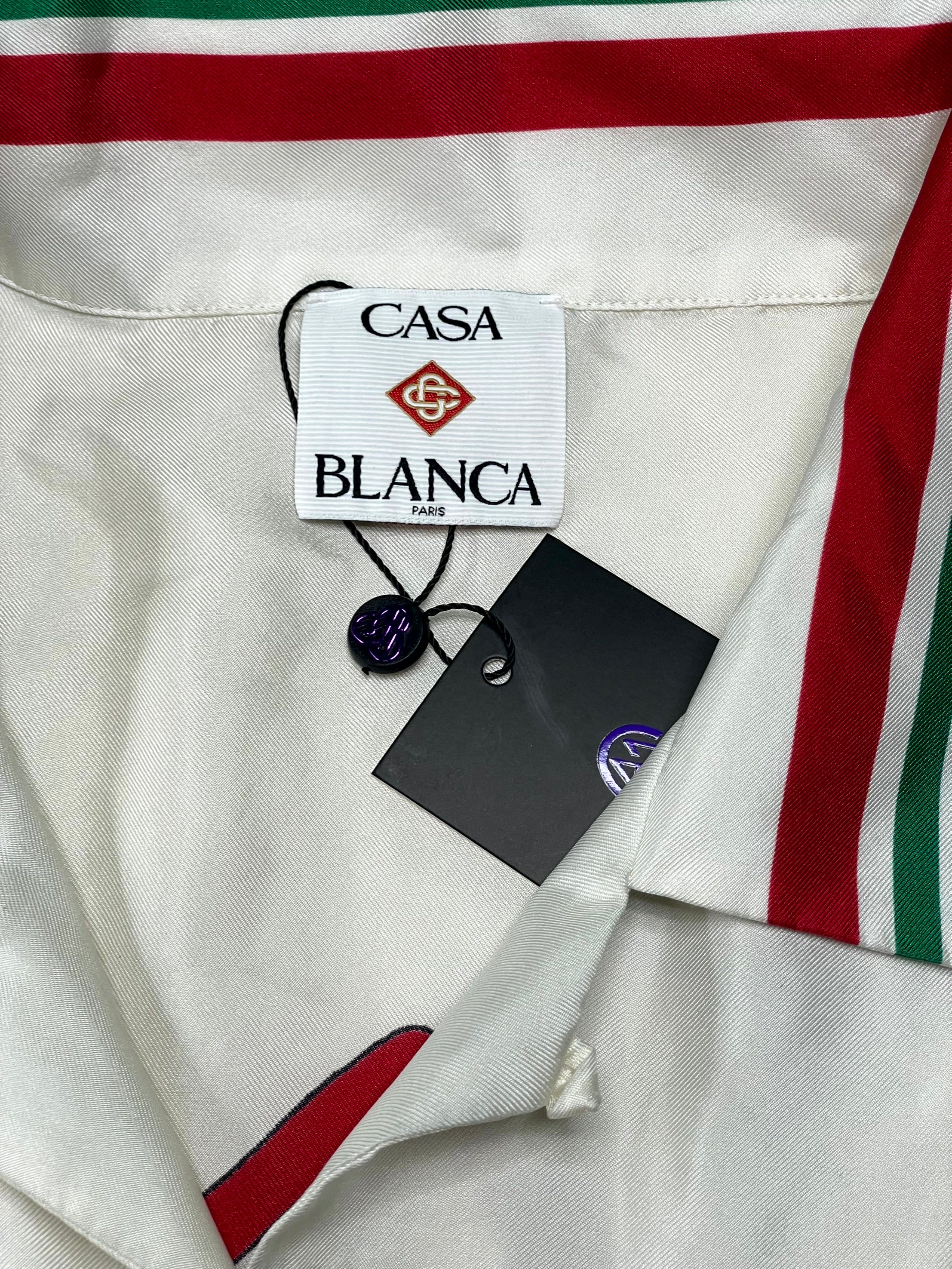 Casablanca Casa Way 25 Vacation White & Multicolor Shirt