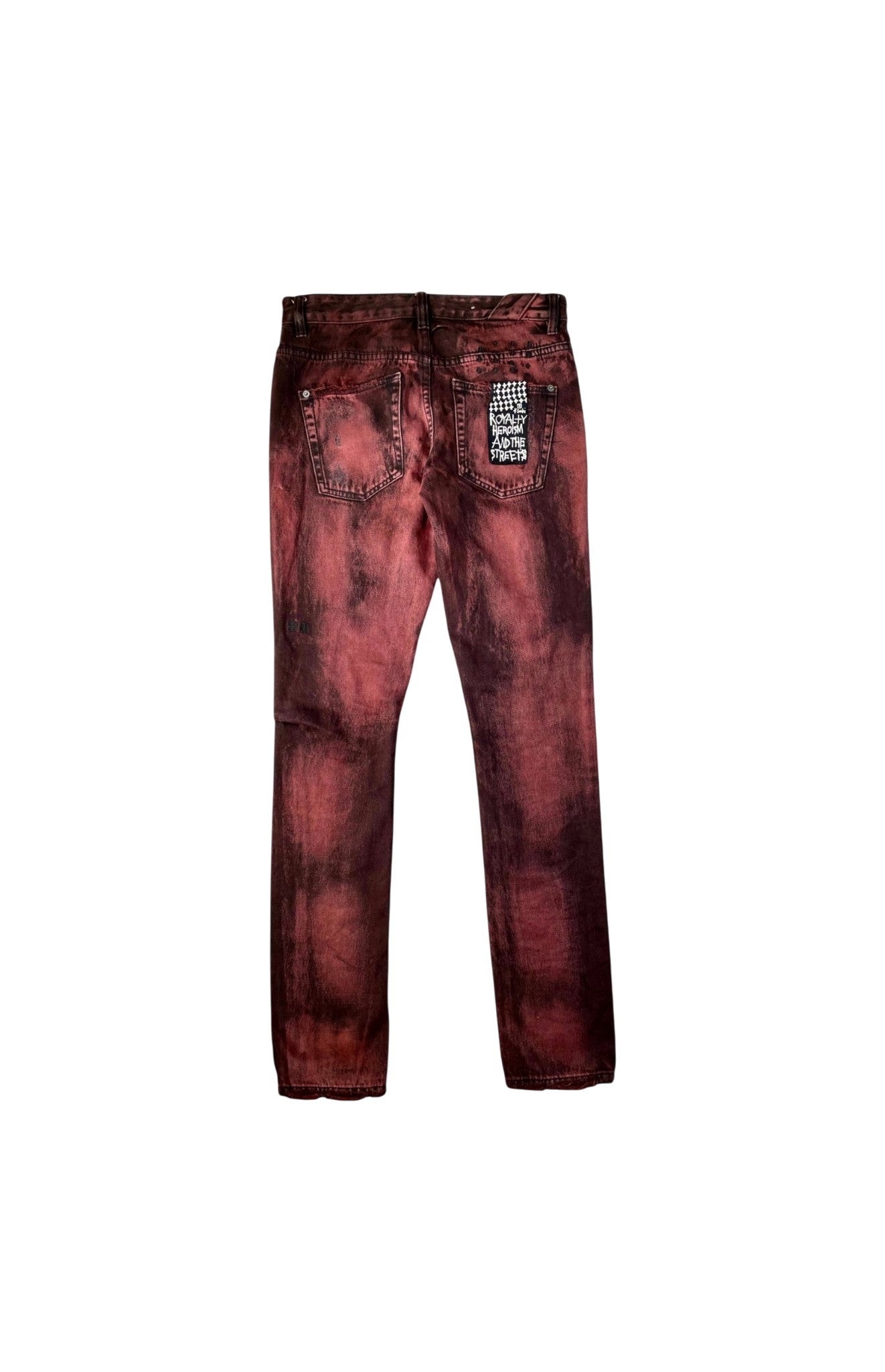 Ksubi Plain Red Wash Jeans