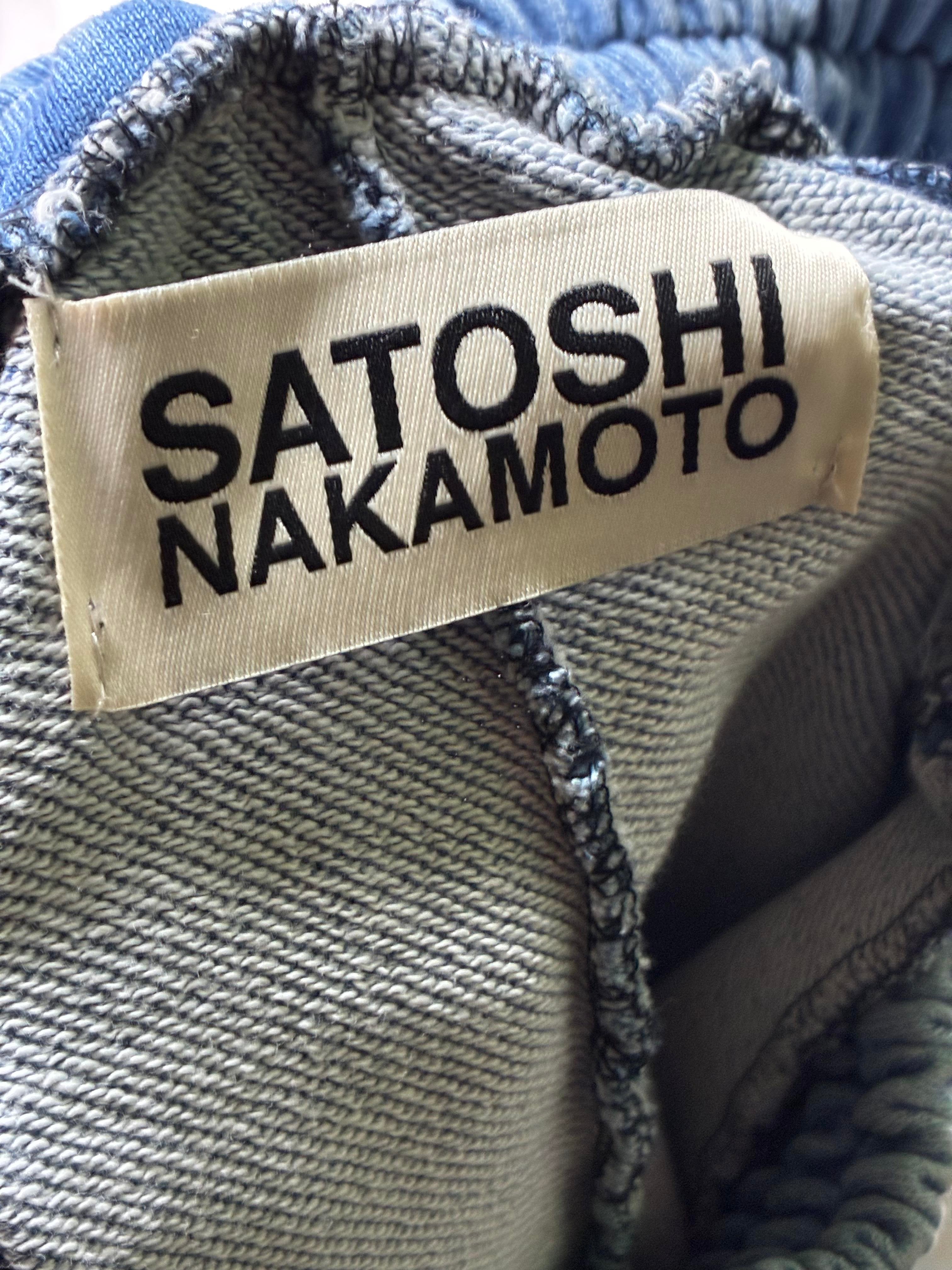 Satoshi Nakamoto 'Luke Logo' Blue Shorts