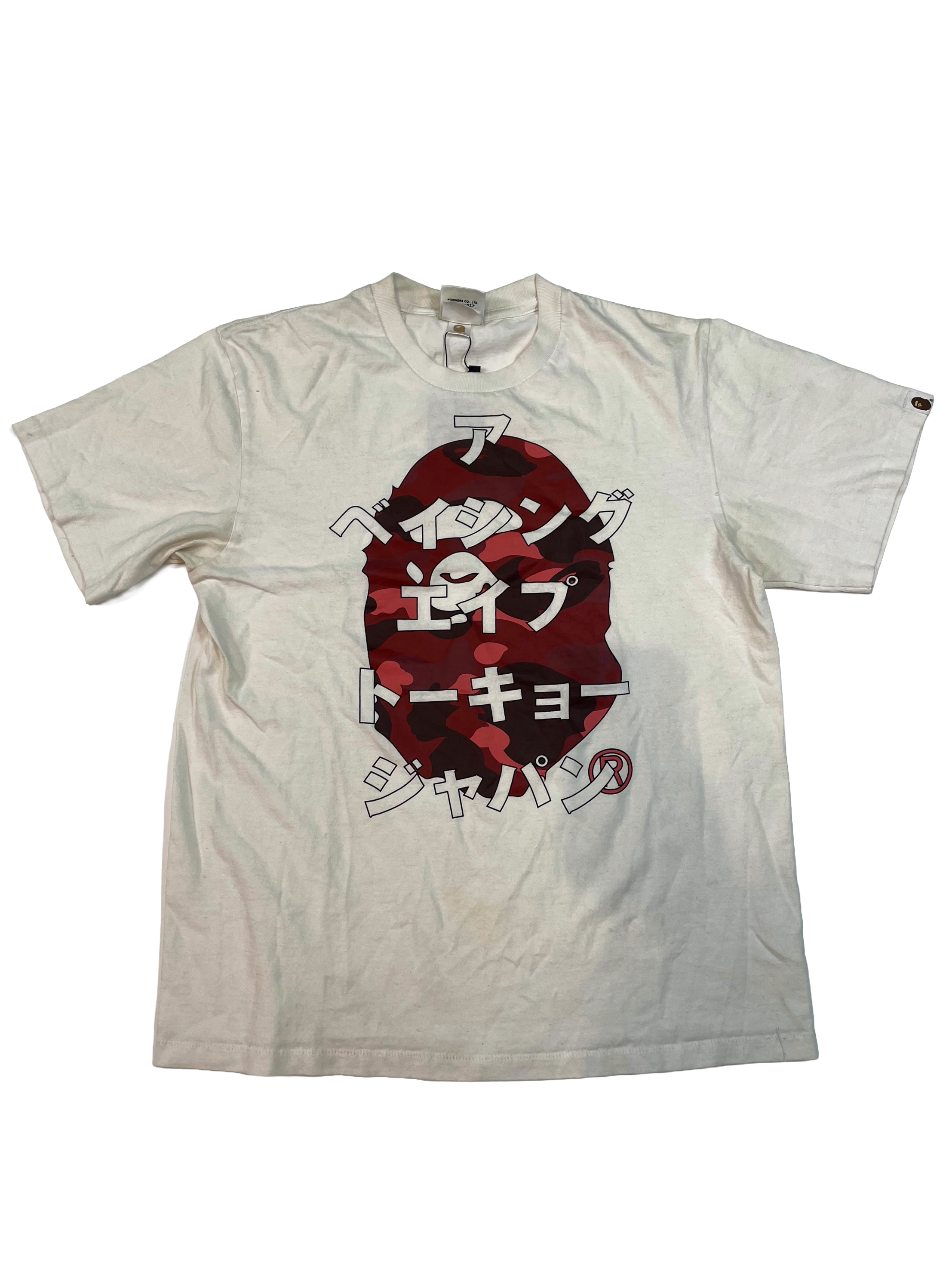 BAPE Tokyo White & Red Tee