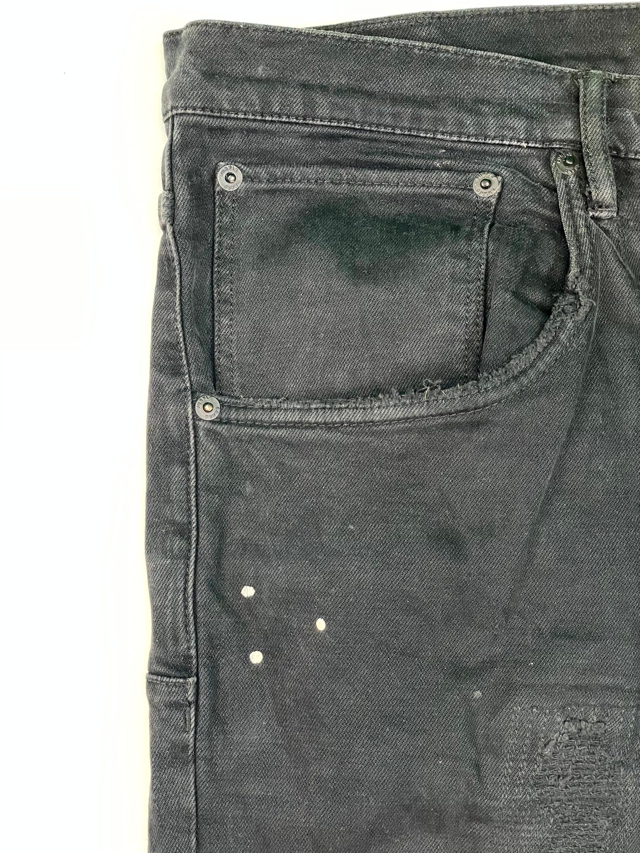 Purple Brand Black Jeans