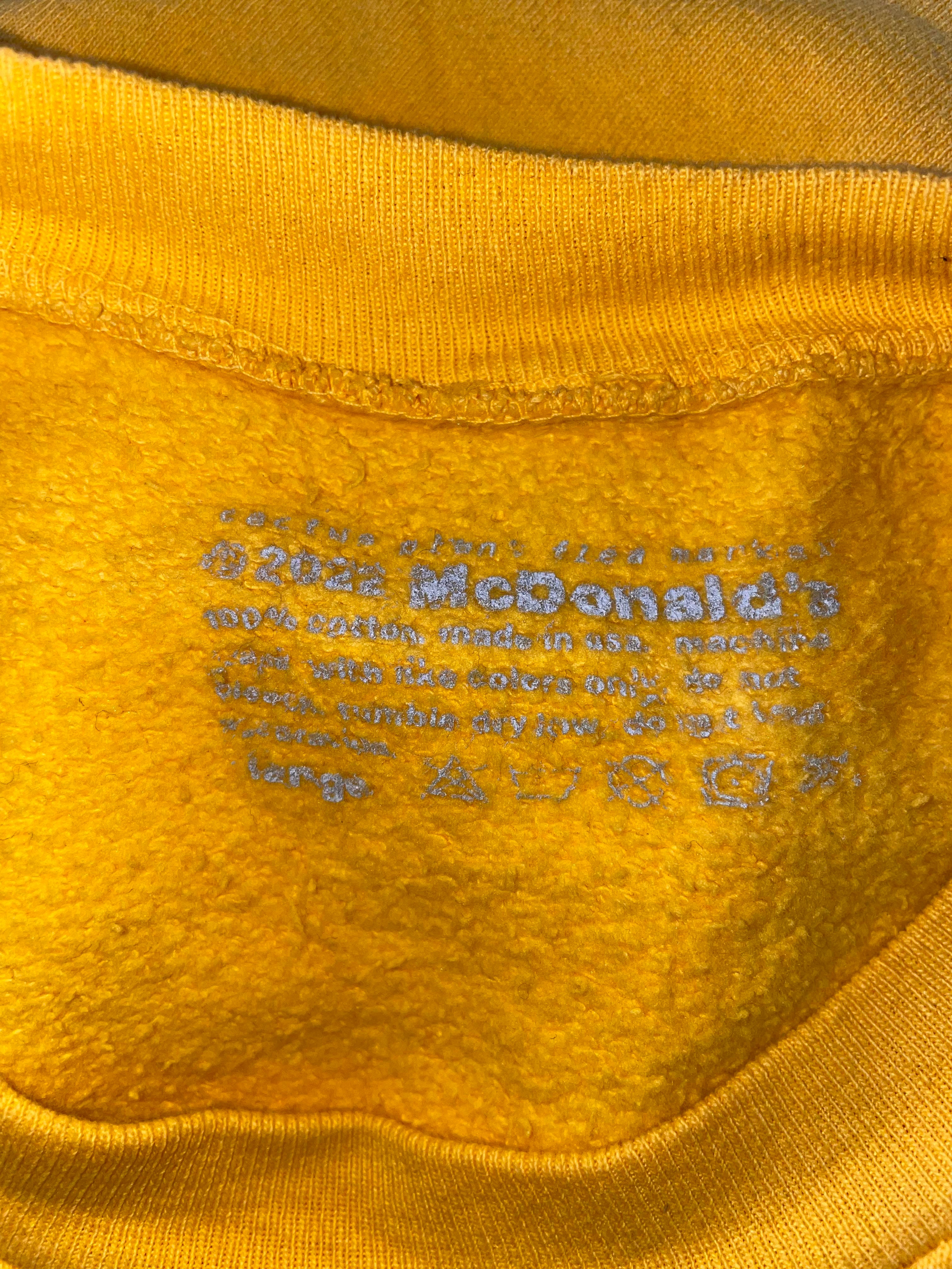 CPFM McDonalds Yellow Crewneck