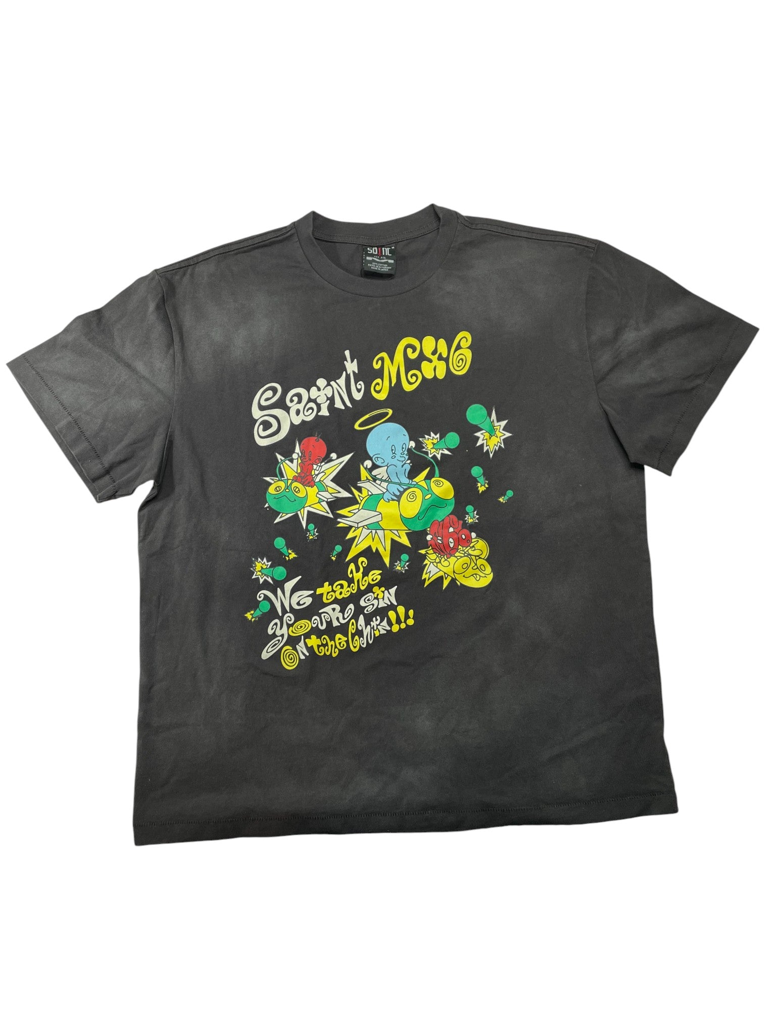 Saint Mx6 We Take Your Sin Grey Tee