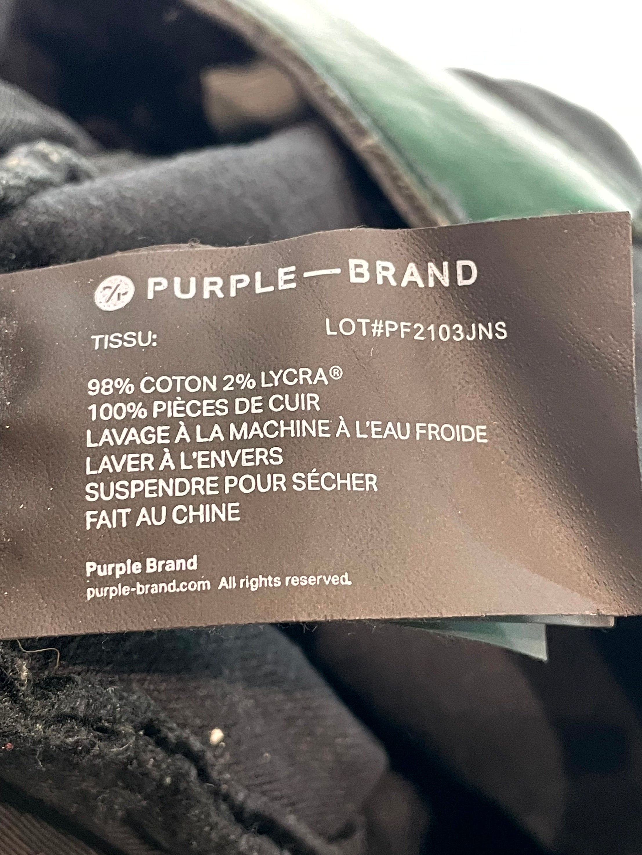 Purple Brand Black Jeans