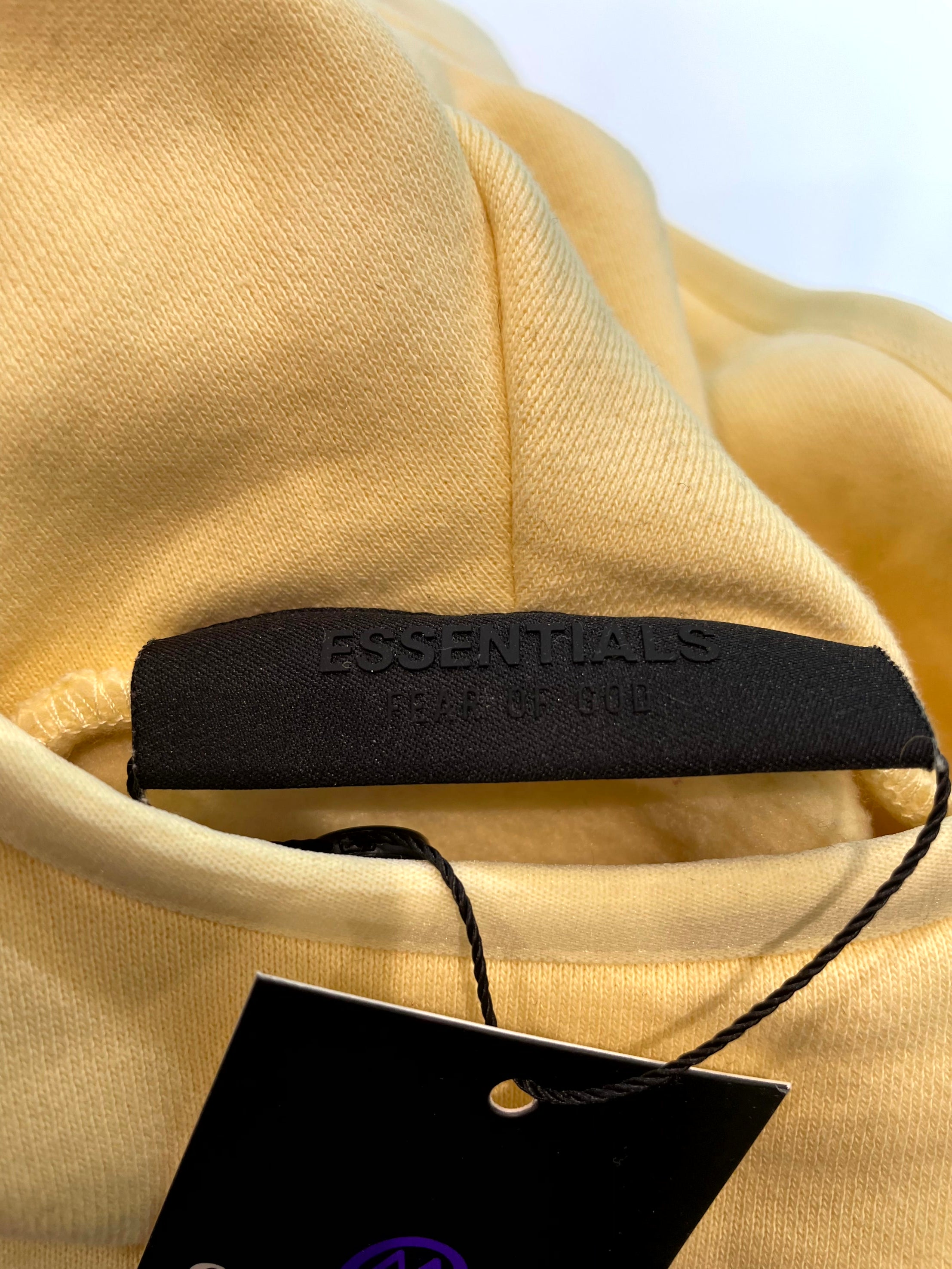 Essentials Hoodie Yellow Used