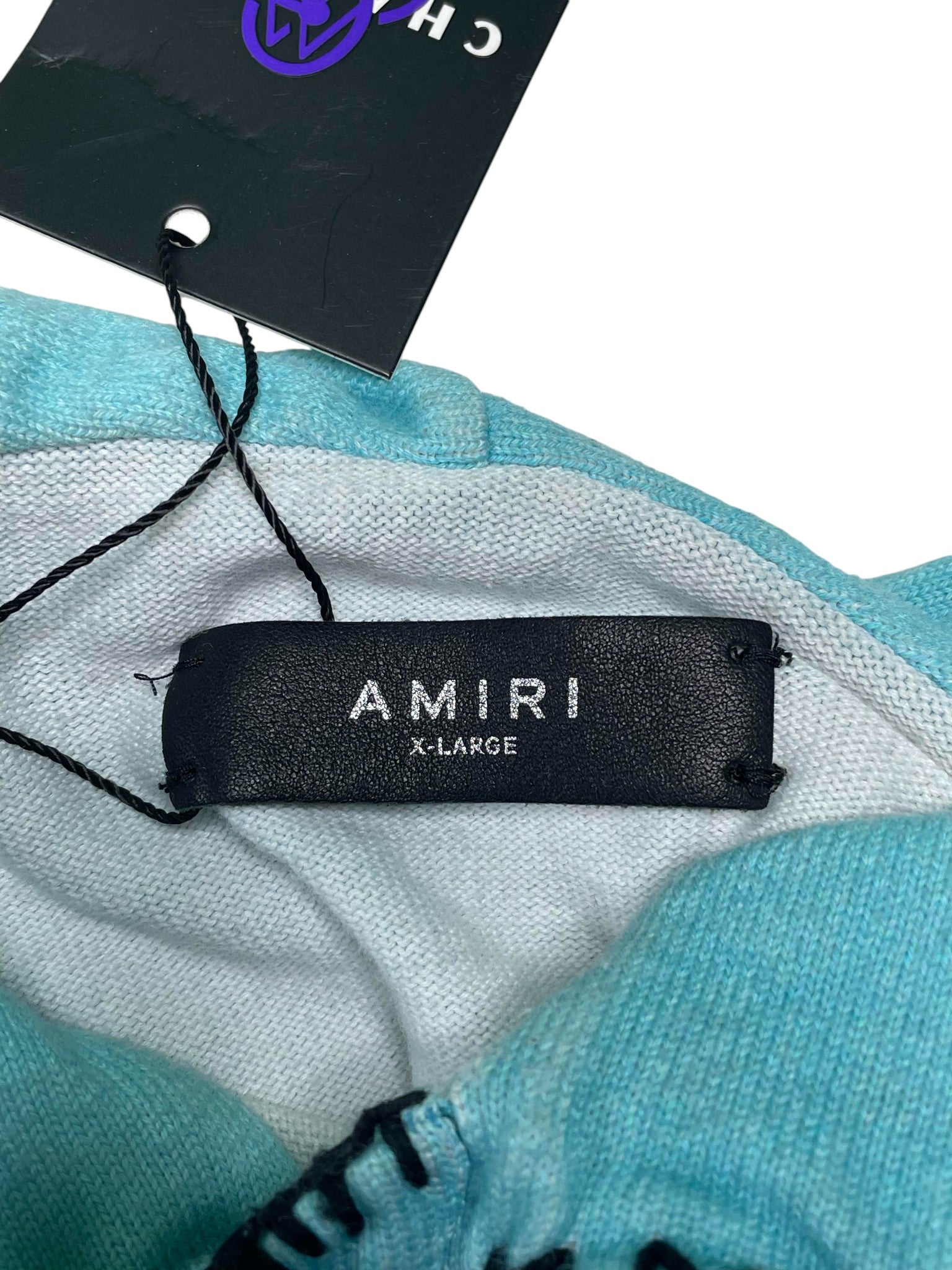 Amiri St Barths Baby Blue Hoodie