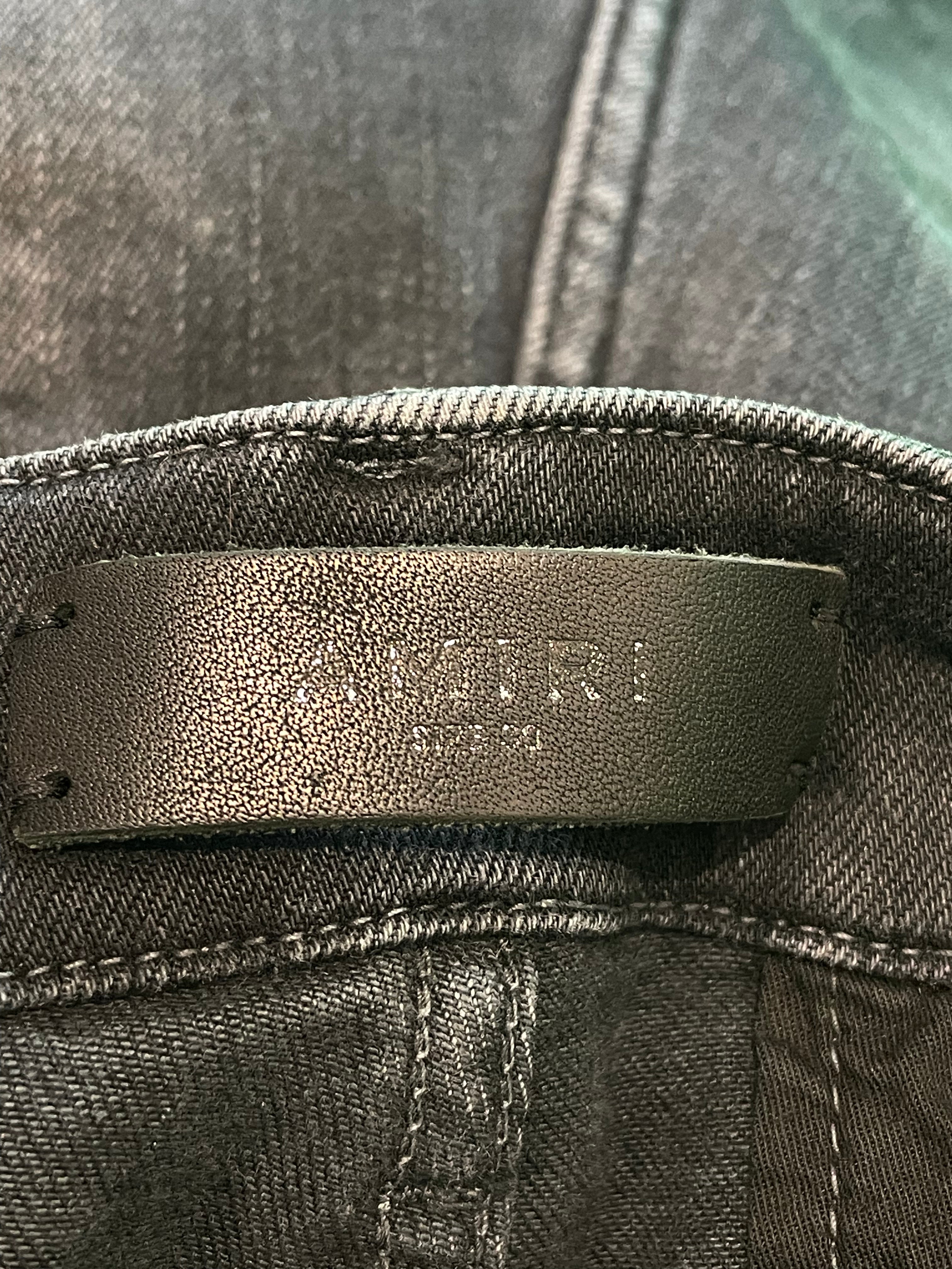 Amiri Cargo Black Jeans