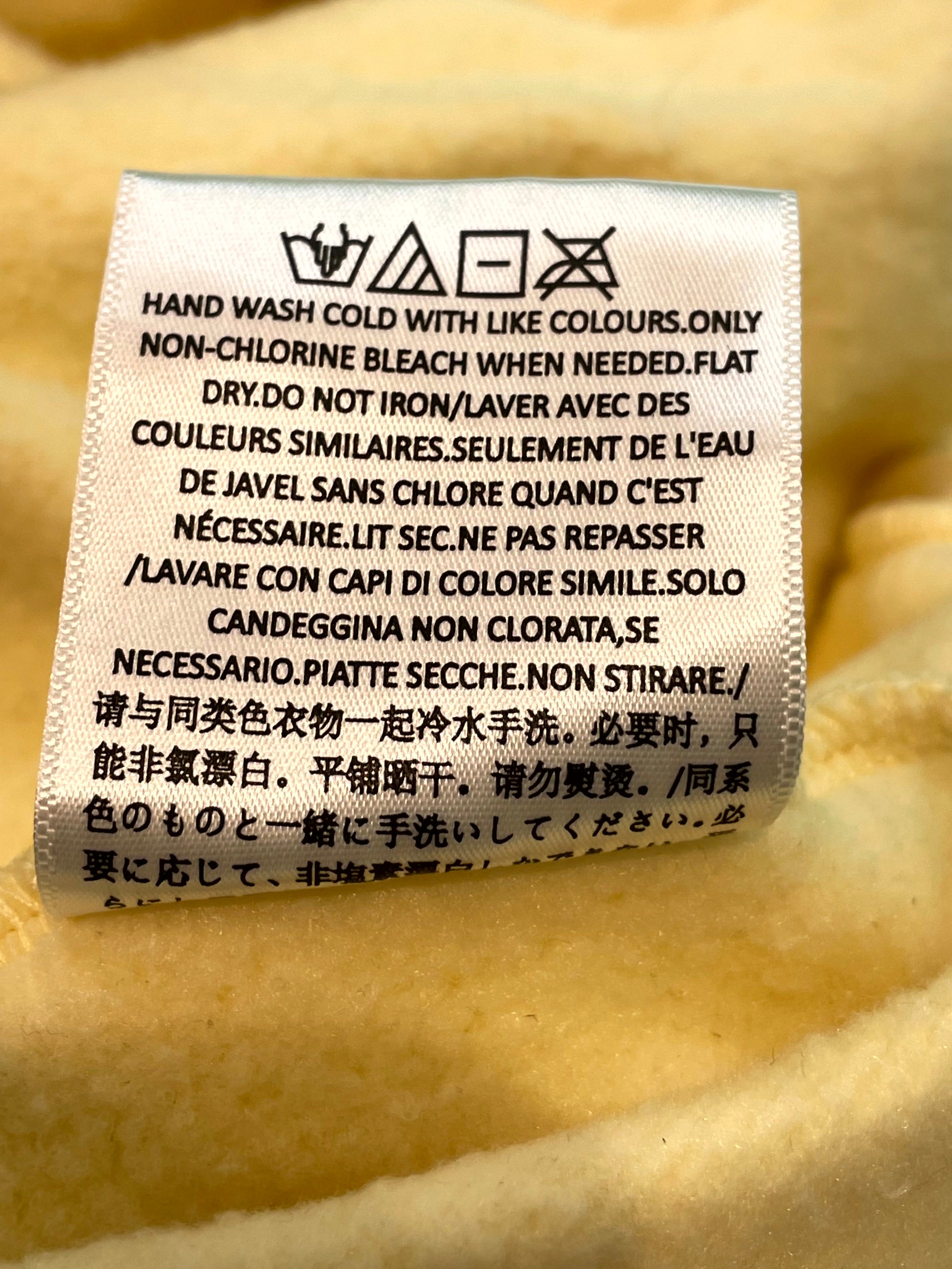 Essentials Hoodie Yellow Used