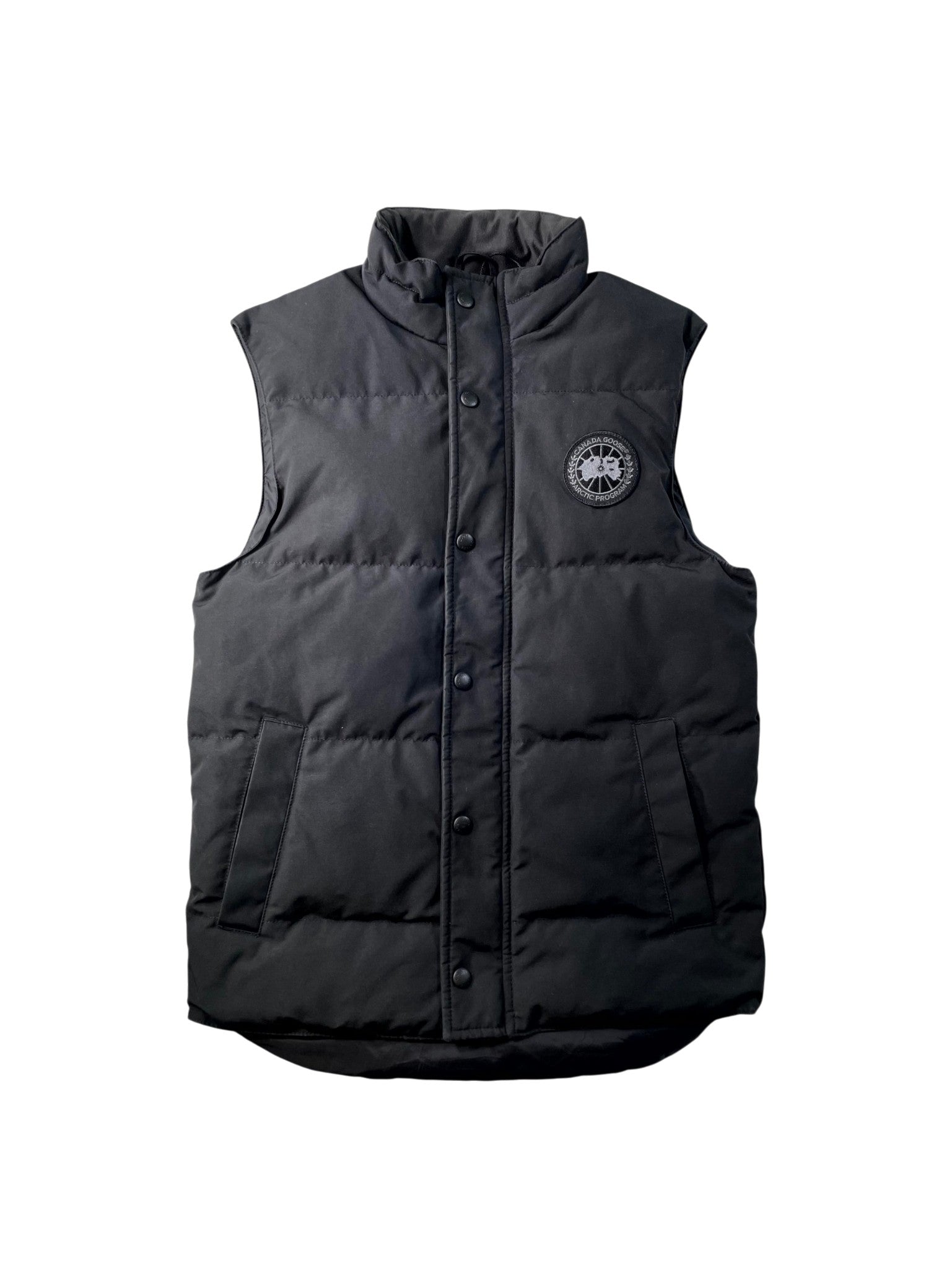 Canada Goose Tonal Black Puffer Vest