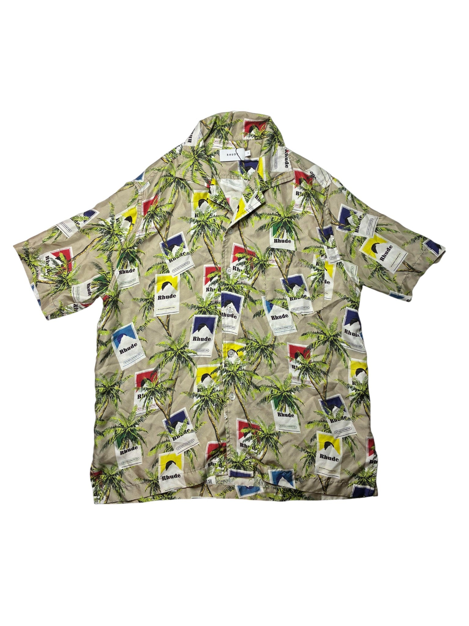 Rhude Green Button Up