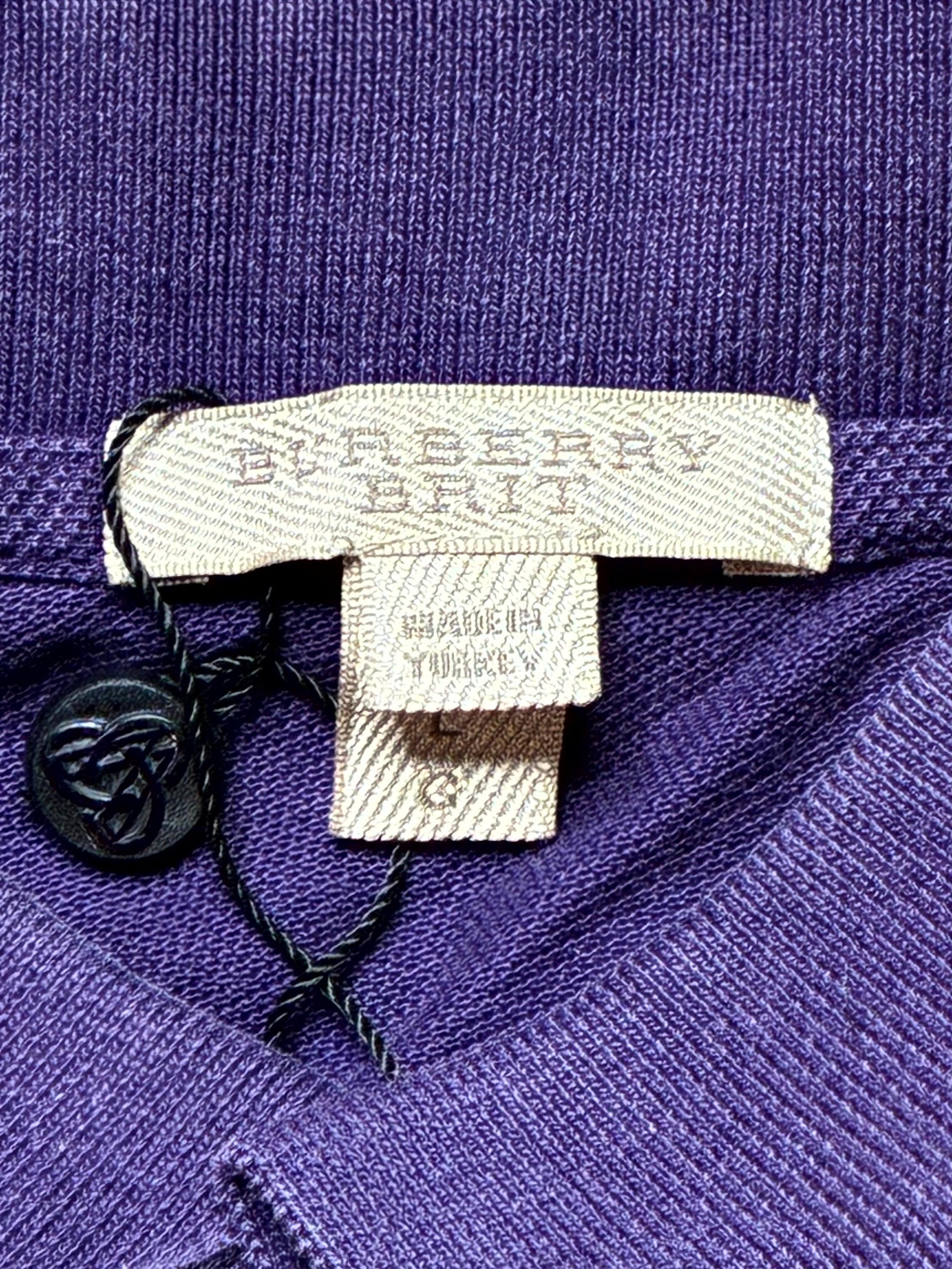 Burberry Purple Polo