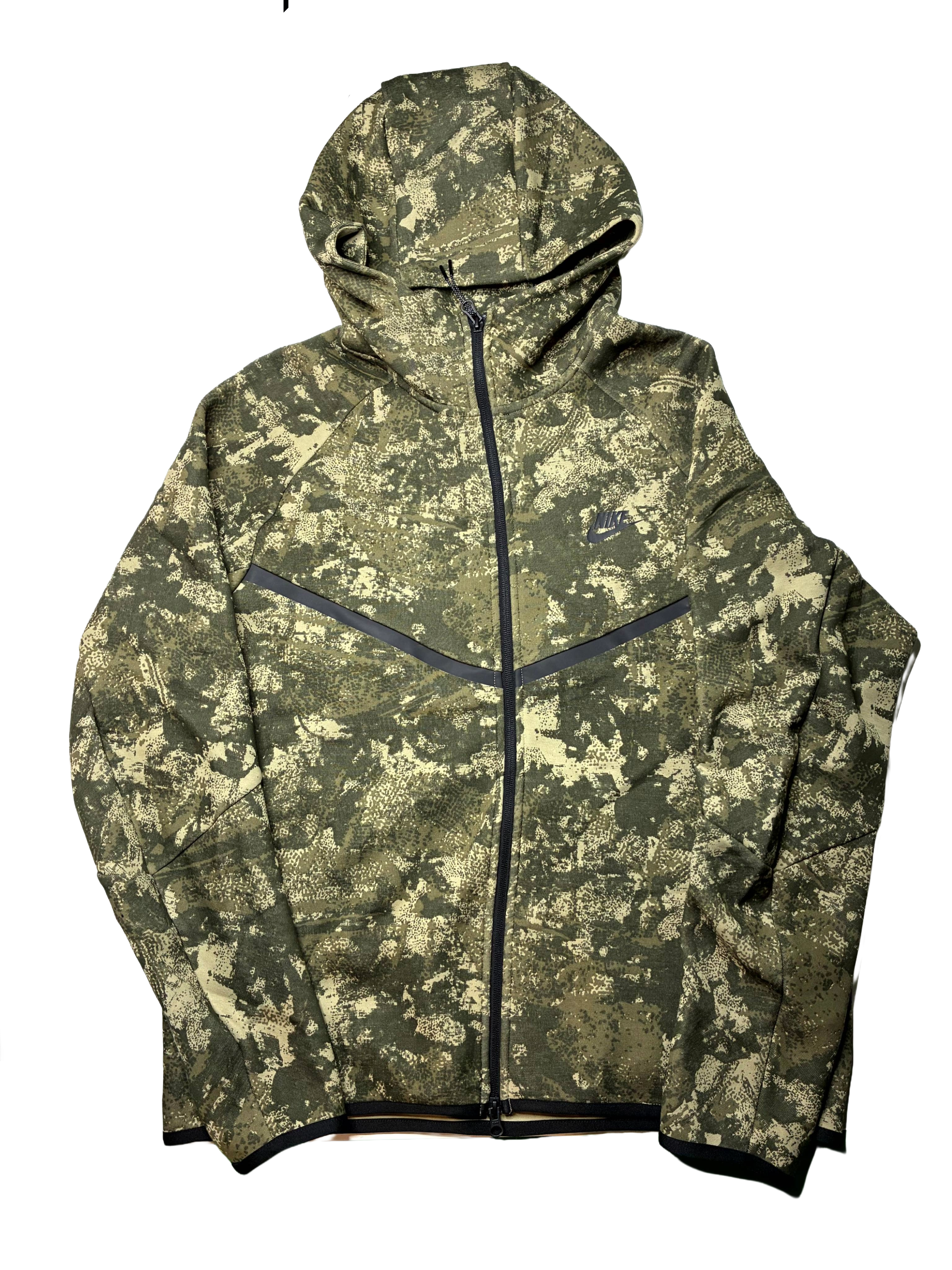Nike Tech Zip Up Digi Camo Green Jacket