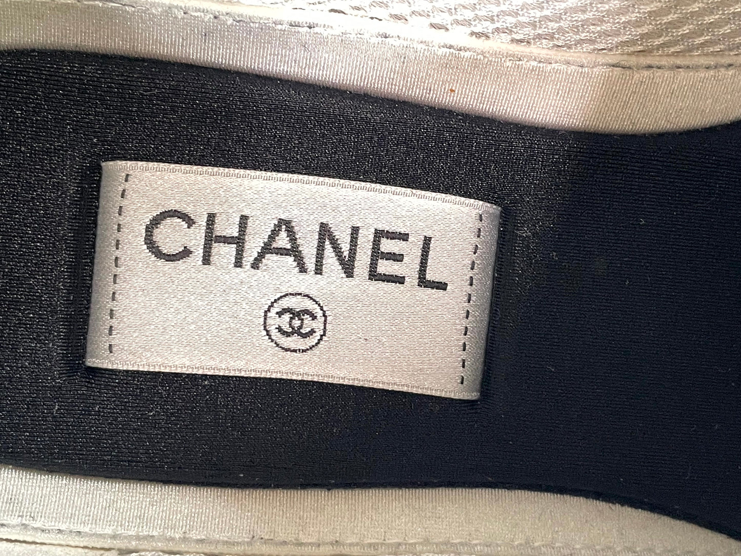 Chanel Monogram Black & Cream Sneakers