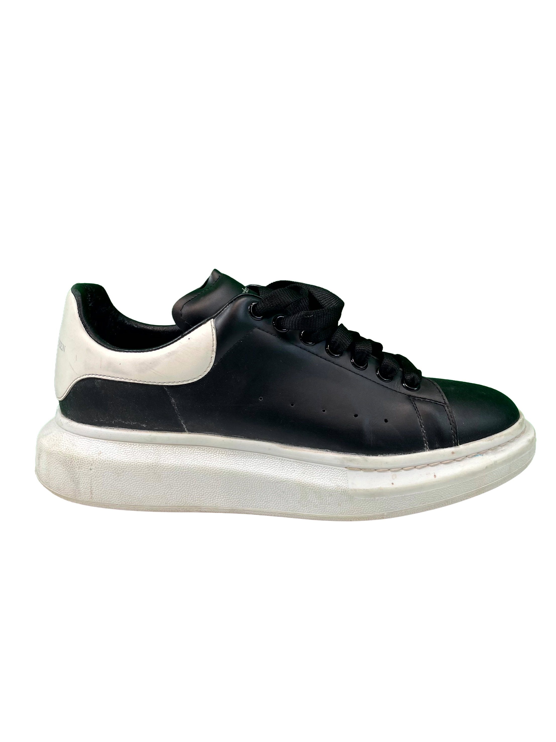 McQueen Oversized Black & White Sneakers