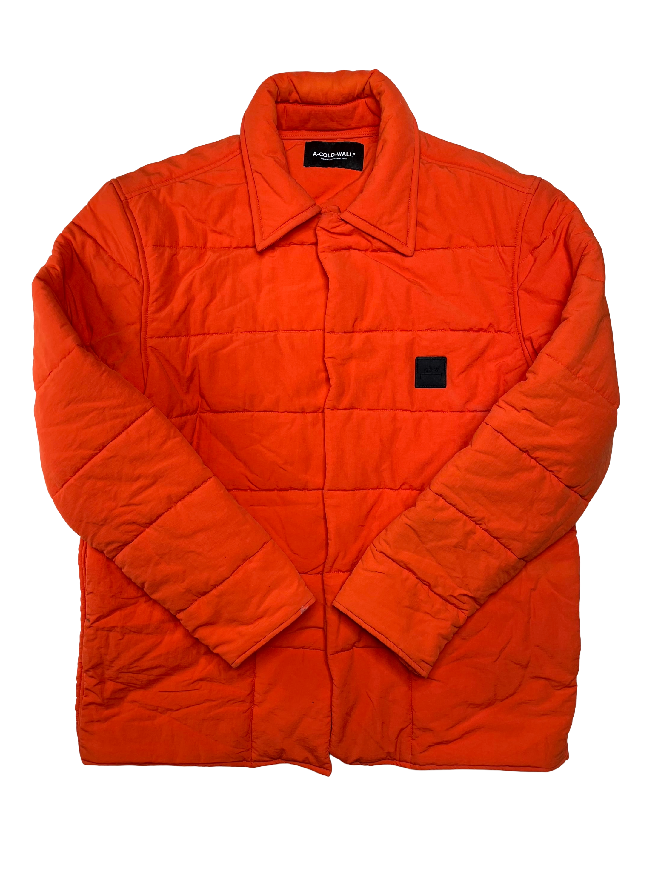 A-Cold-Wall Button Up Classic Orange Jacket