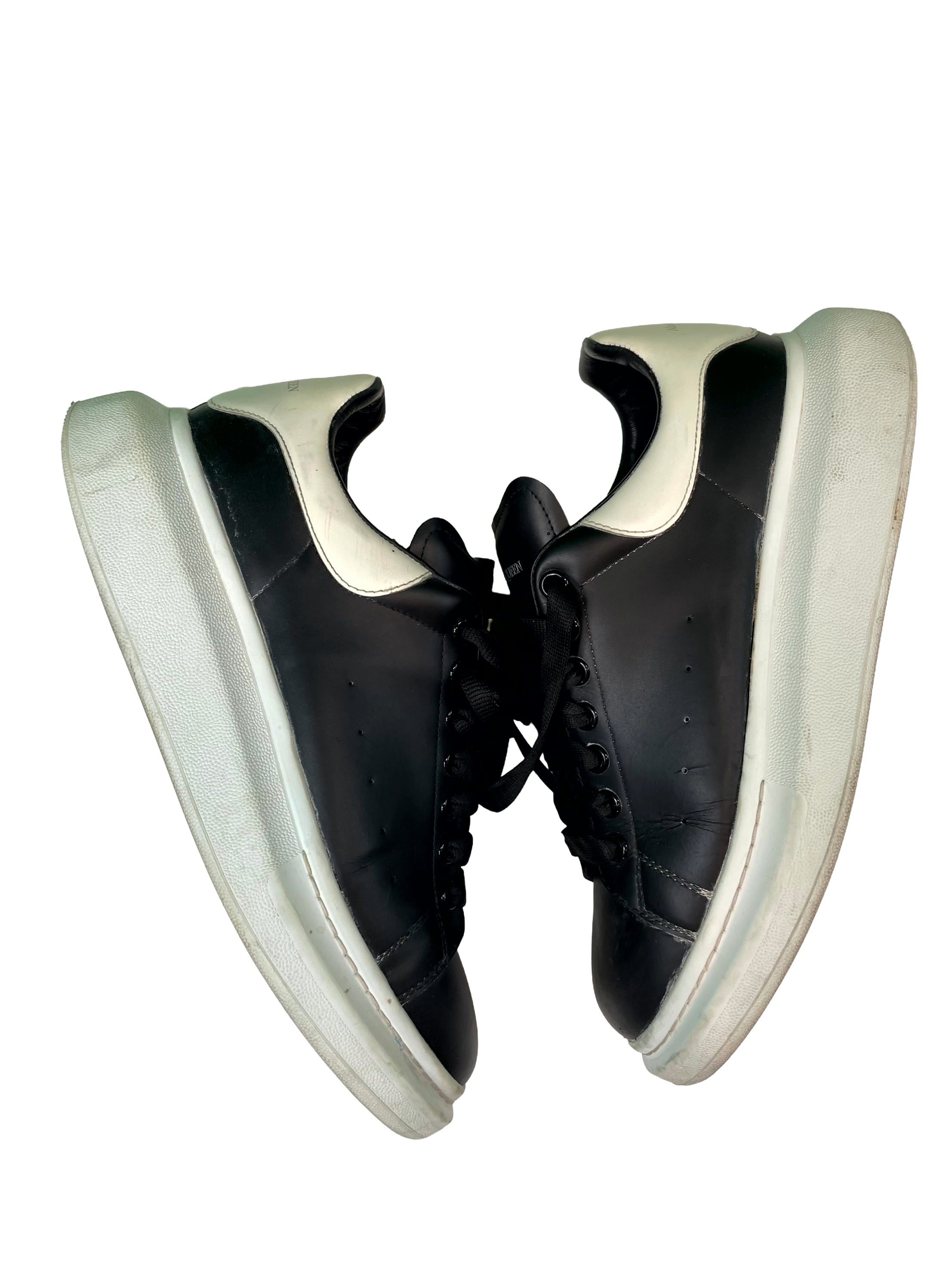 McQueen Oversized Black & White Sneakers