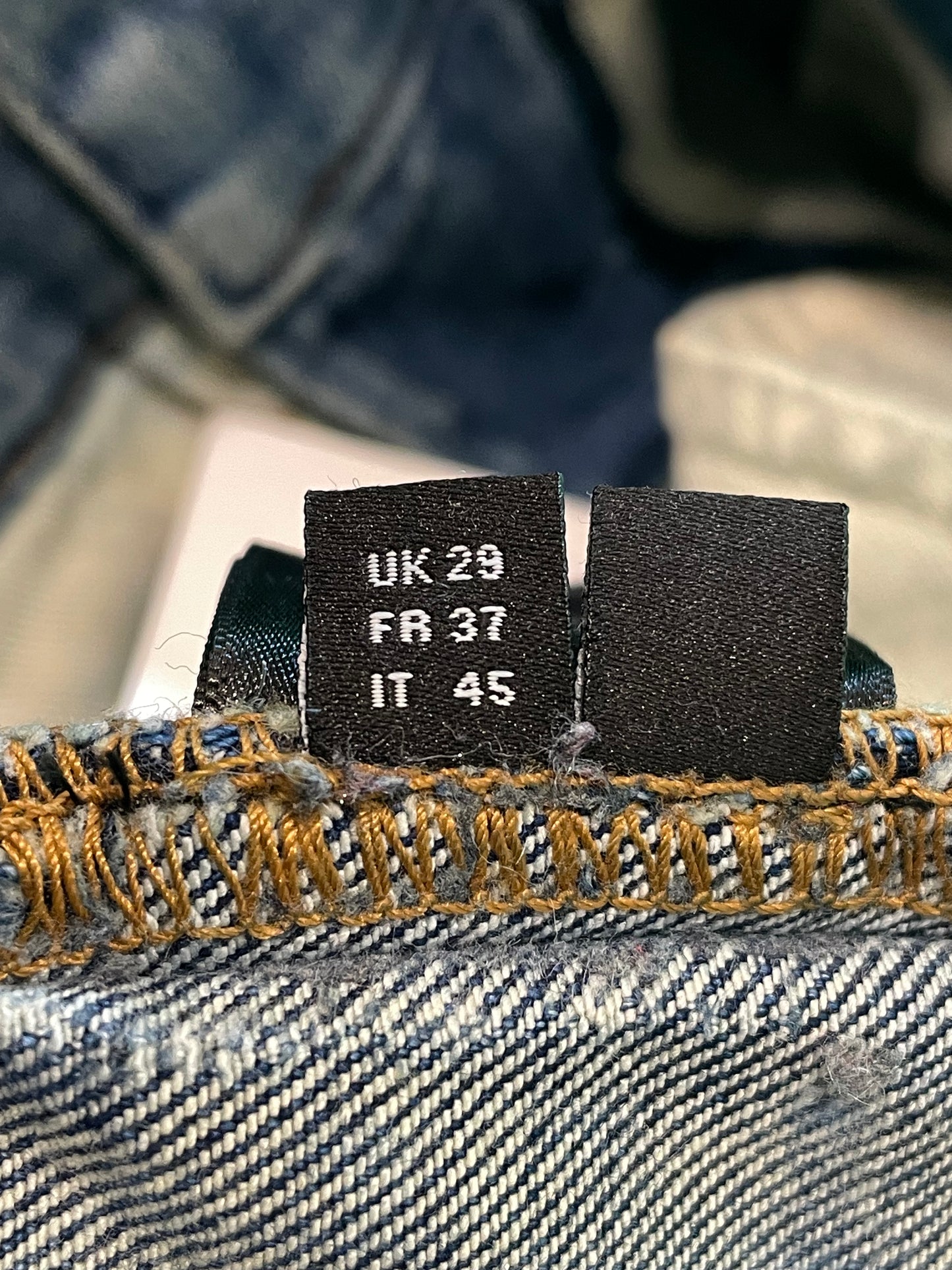 Amiri Thrasher Wool Patch Blue Jeans